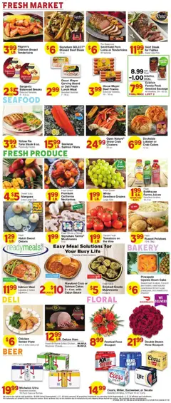Preview of United Supermarkets weekly ads valid from 07/15/2026 | Page: 5 | Products: Mushrooms, Pork, Beef, Bag