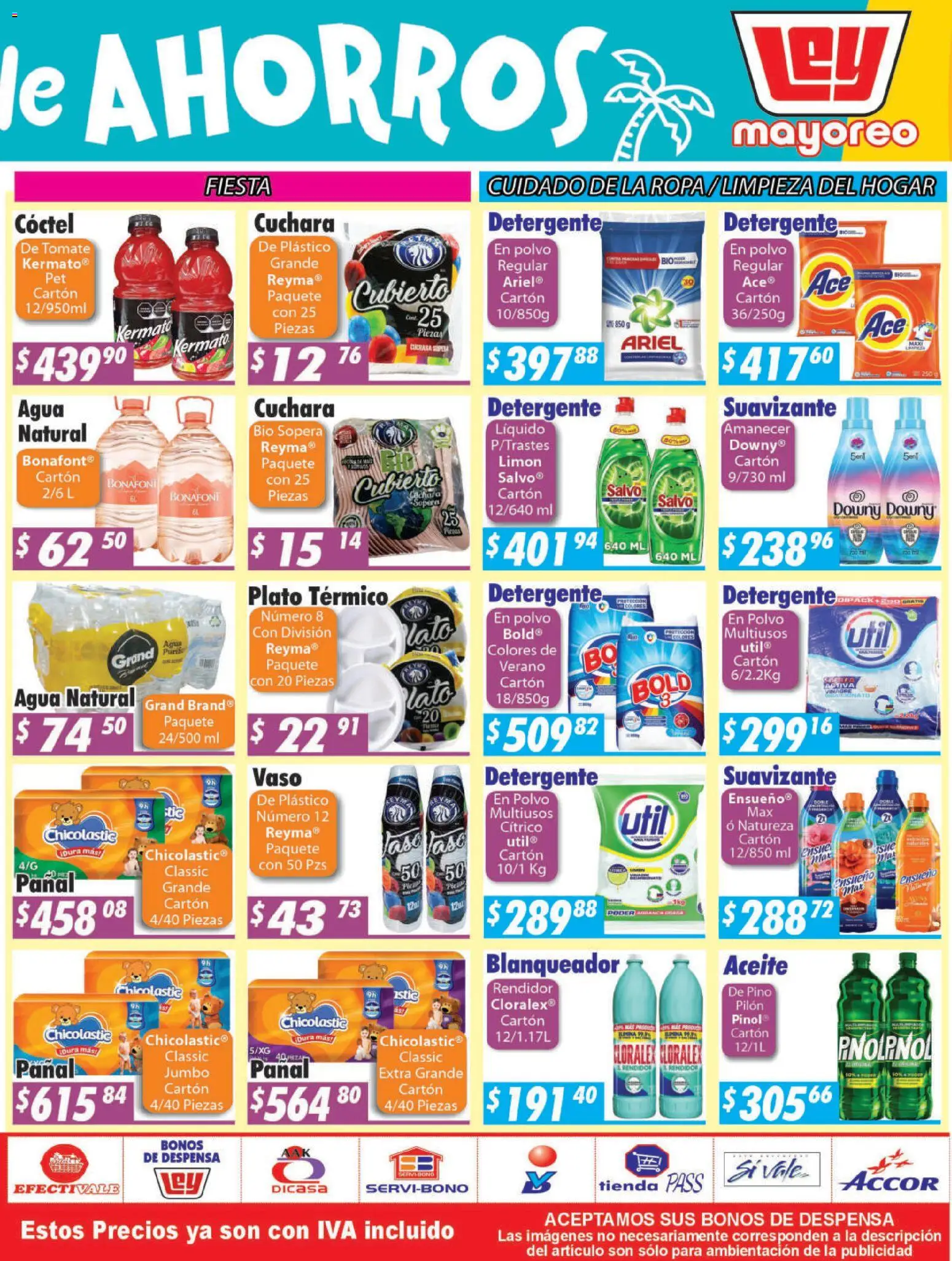 Nuevas ofertas de Casa Ley válidas en toda la República Mexicana desde el 17/08/2026. ¡Encuentra las mejores ofertas en Casa Ley folleto La Paz! | Página: 6 | Productos: Detergente, Tomate, Despensa, Cuchara