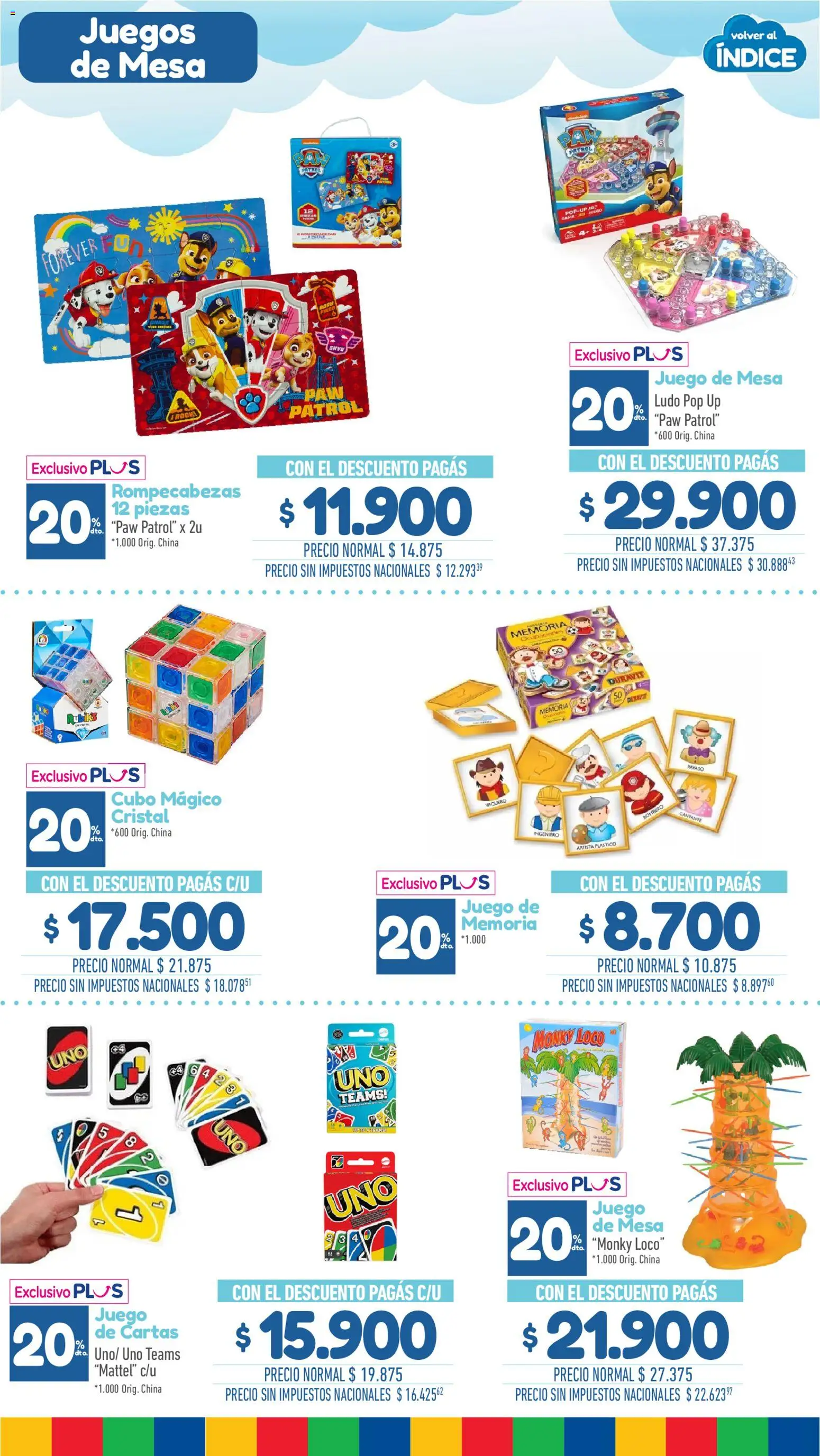 La Anonima Especial Día de la Niñez │ válido desde el 06/08/2026 | Página: 20 | Productos: Mesa