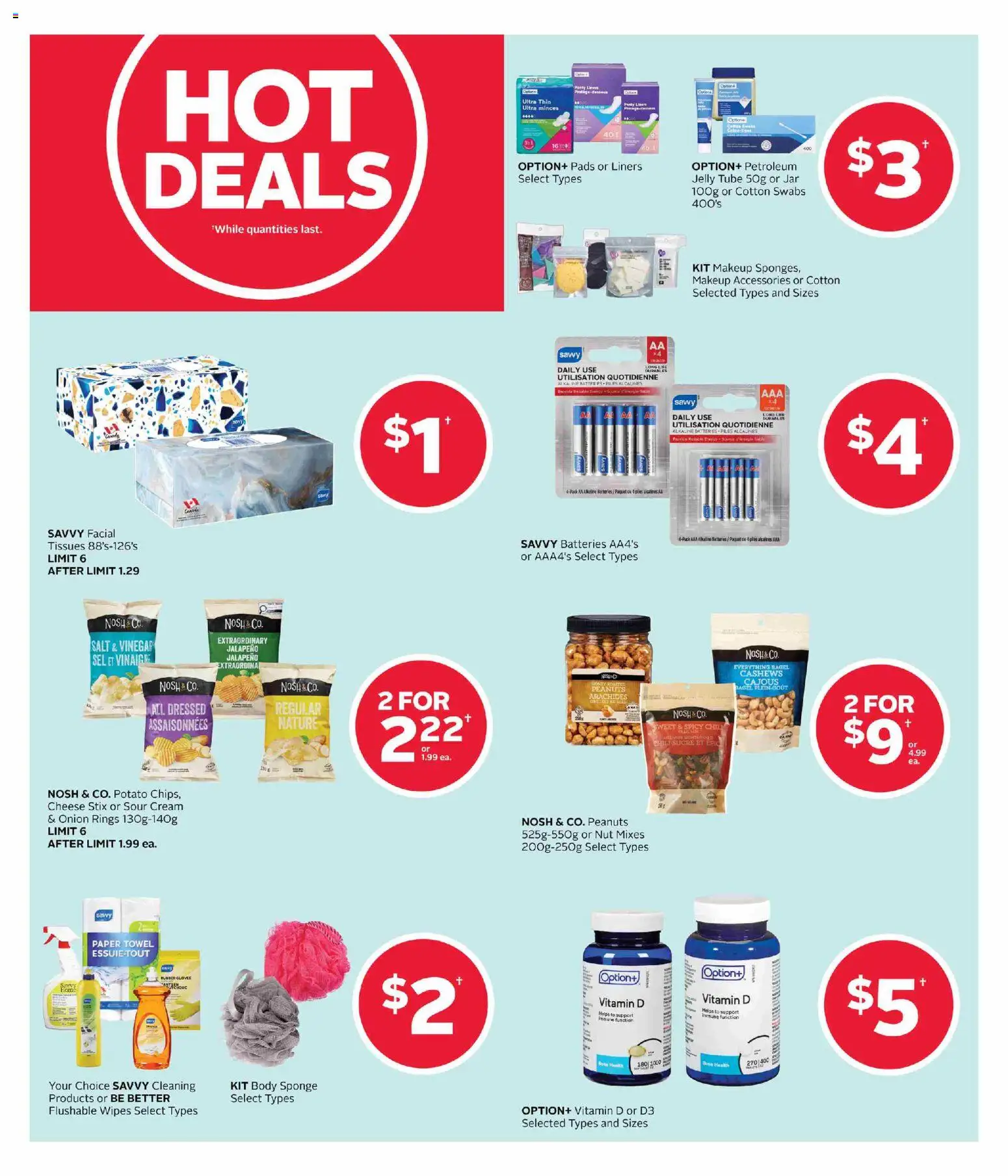 Rexall flyer valid from Jul 31, 2026 | Page: 7 | Products: Sour cream, Chili, Onion, Cheese