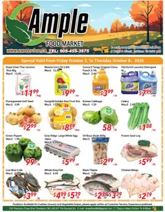Preview of Ample Food Market weekly flyer Brampton from shop Ample Food Market valid from Oct 2, 2026