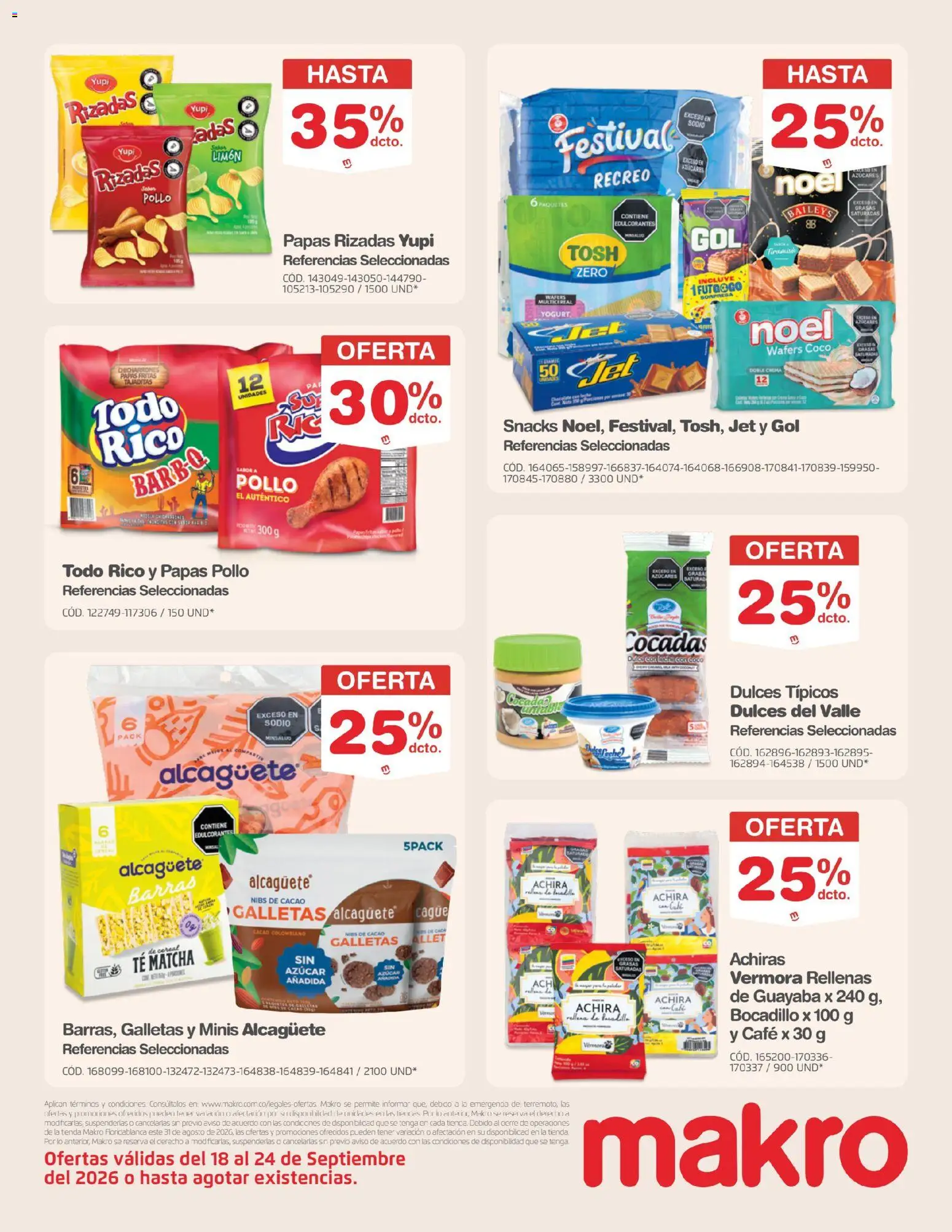 Makro revista - valida desde el 18/09/2026 | Página: 26