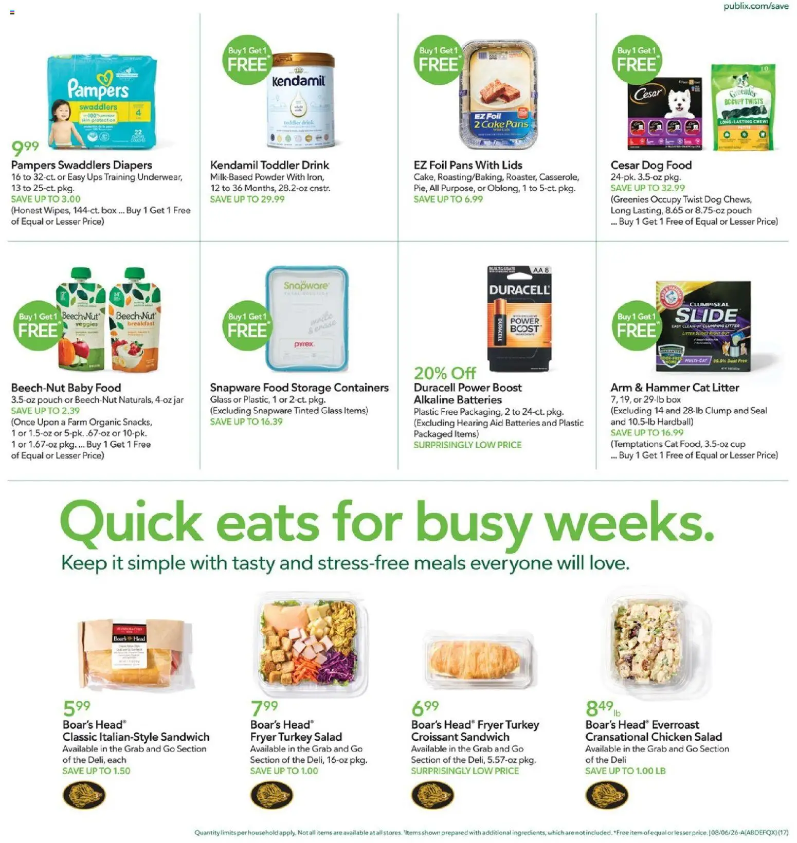 Publix Weekly Ad - valid from 08/05/2026 | Page: 17 | Products: Box, Powder, Baby food, UPS