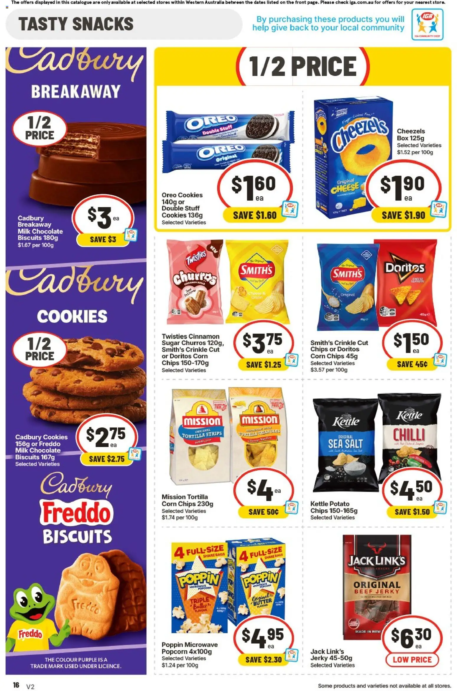 IGA catalogue - valid from 12/08/2026 | Page: 16 | Products: Corn, Beef, Chips, Sugar