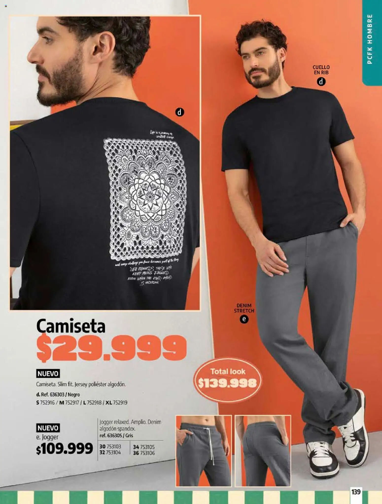Pacifika revista - valida desde el 18/09/2026 | Página: 139 | Productos: Algodón, Camiseta, Cuello