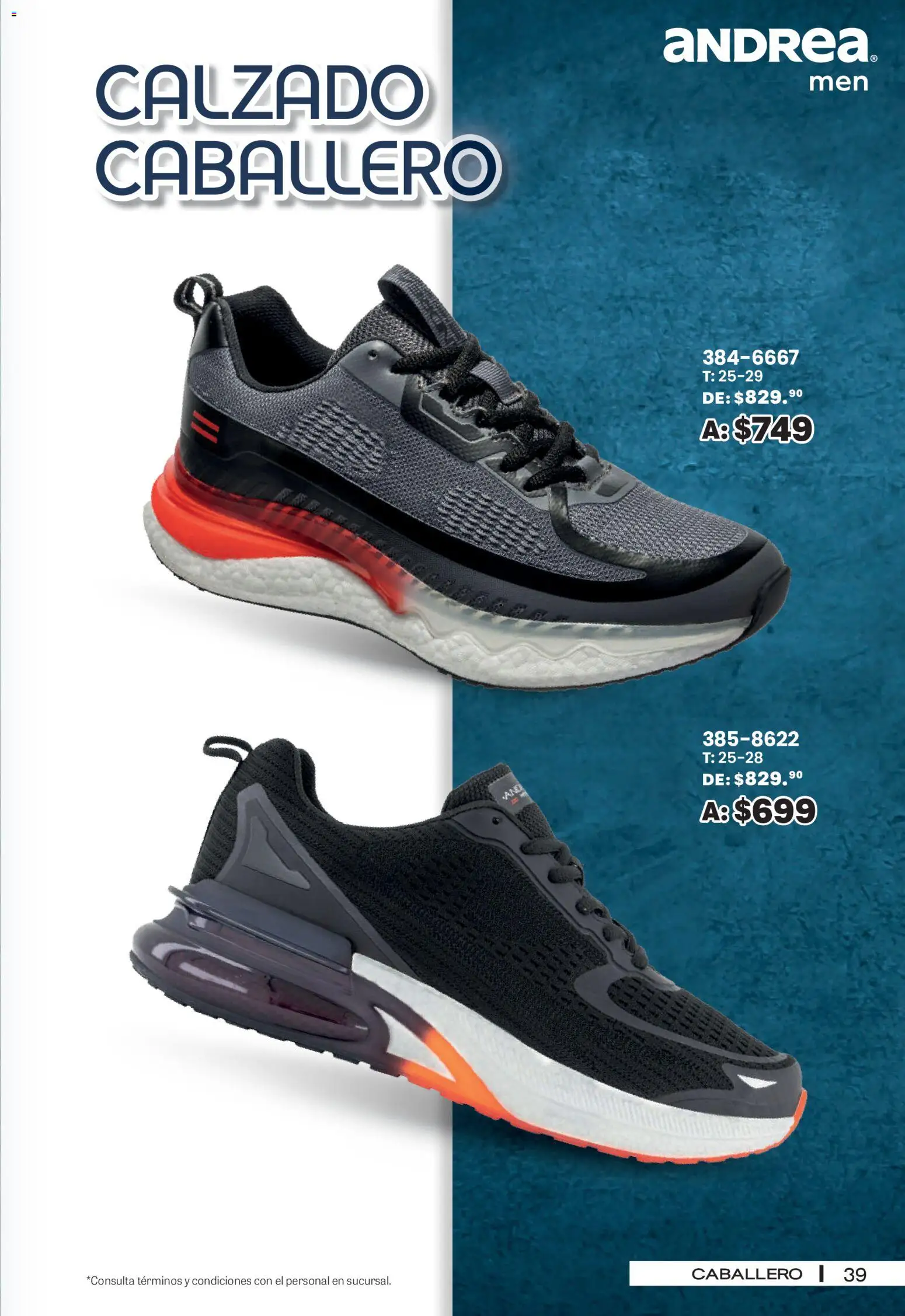 Nuevas ofertas de Andrea válidas en toda la República Mexicana desde el 30/08/2026. ¡Encuentra las mejores ofertas en Andrea - SPORT DAYS! | Página: 39