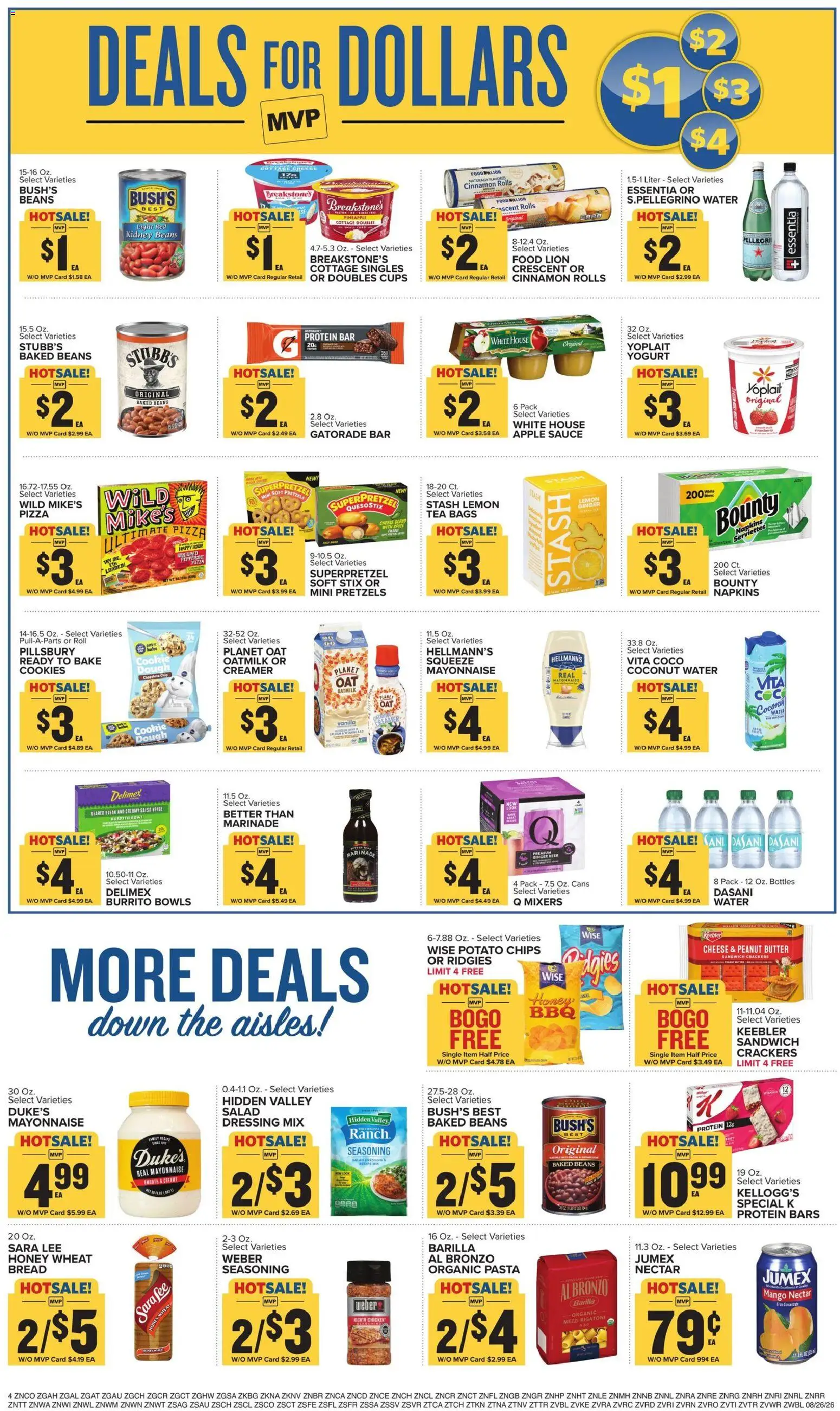 Food Lion Weekly Ad - valid from 08/26/2026 | Page: 7 | Products: Yogurt, Bread, Coconut, Vanilla