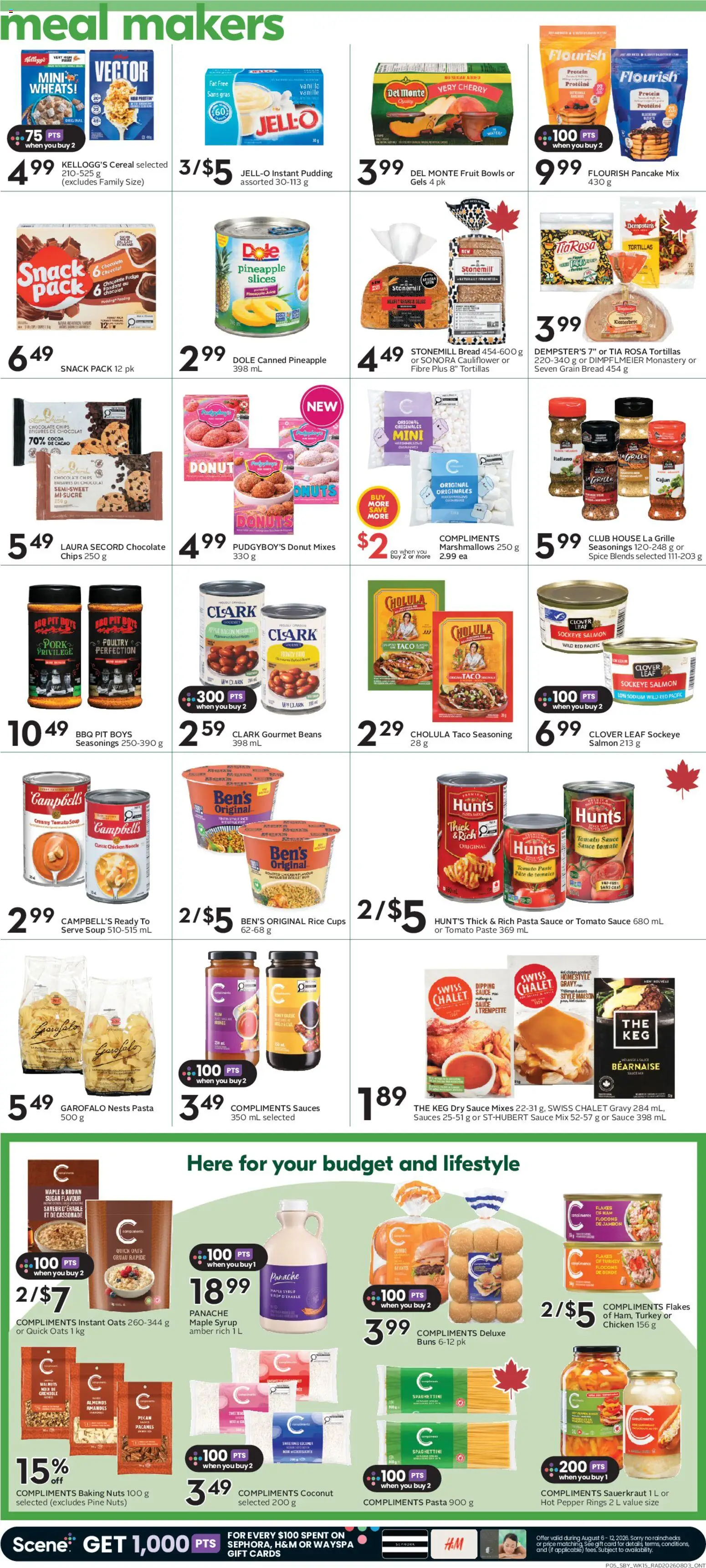 Sobeys flyer valid from Aug 6, 2026 | Page: 8
