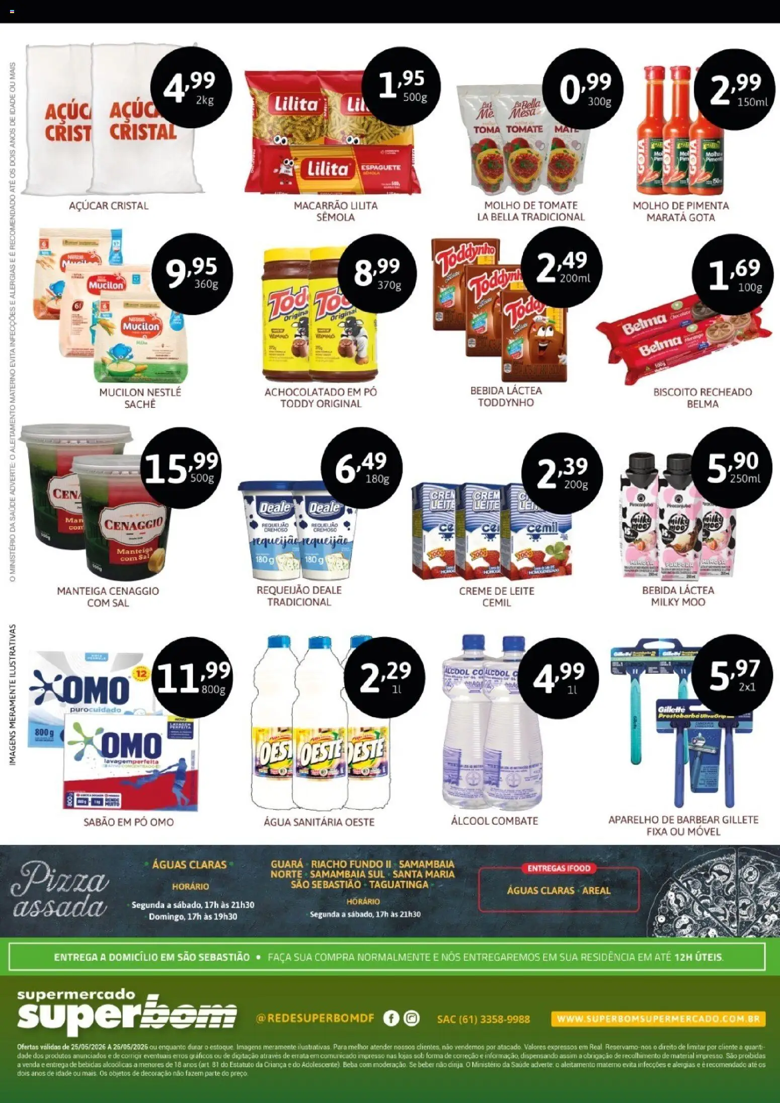 Superbom Folheto - válido de 26.05.2026 | Página: 3 | Produtos: Pimenta, Leite, Mucilon, Água sanitária