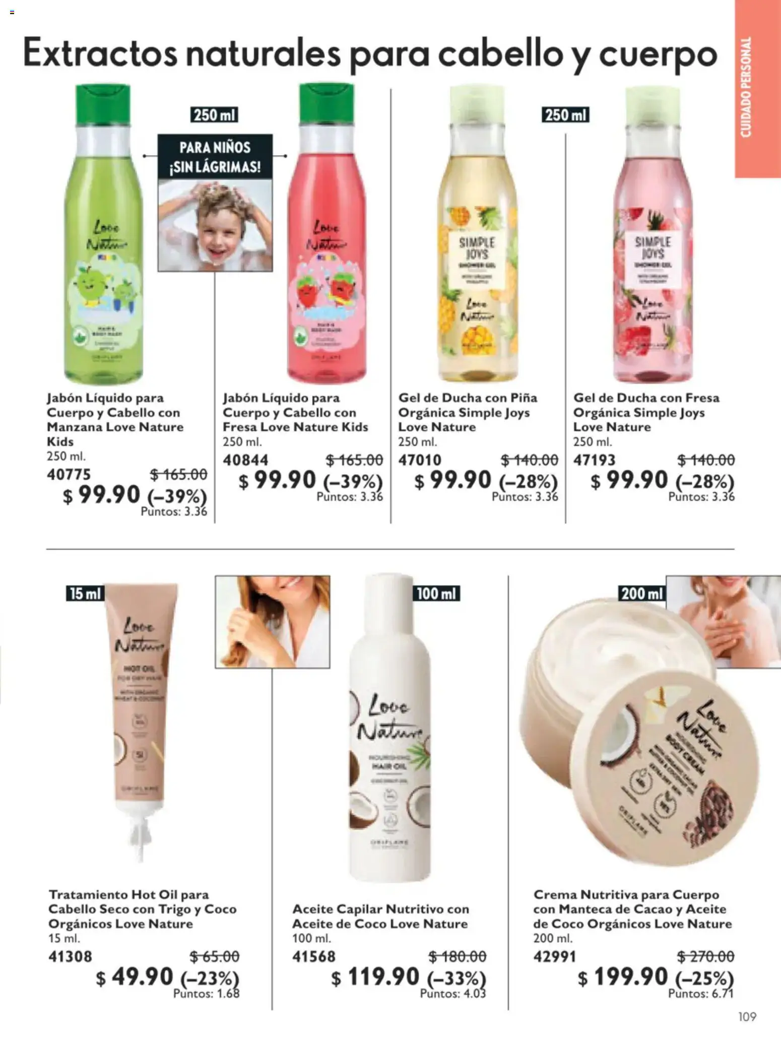 Nuevas ofertas de Oriflame válidas en toda la República Mexicana desde el 11/07/2026. ¡Encuentra las mejores ofertas en Oriflame campaña 10 2026! | Página: 109 | Productos: Jabón líquido, Piña, Jabón, Gel de ducha