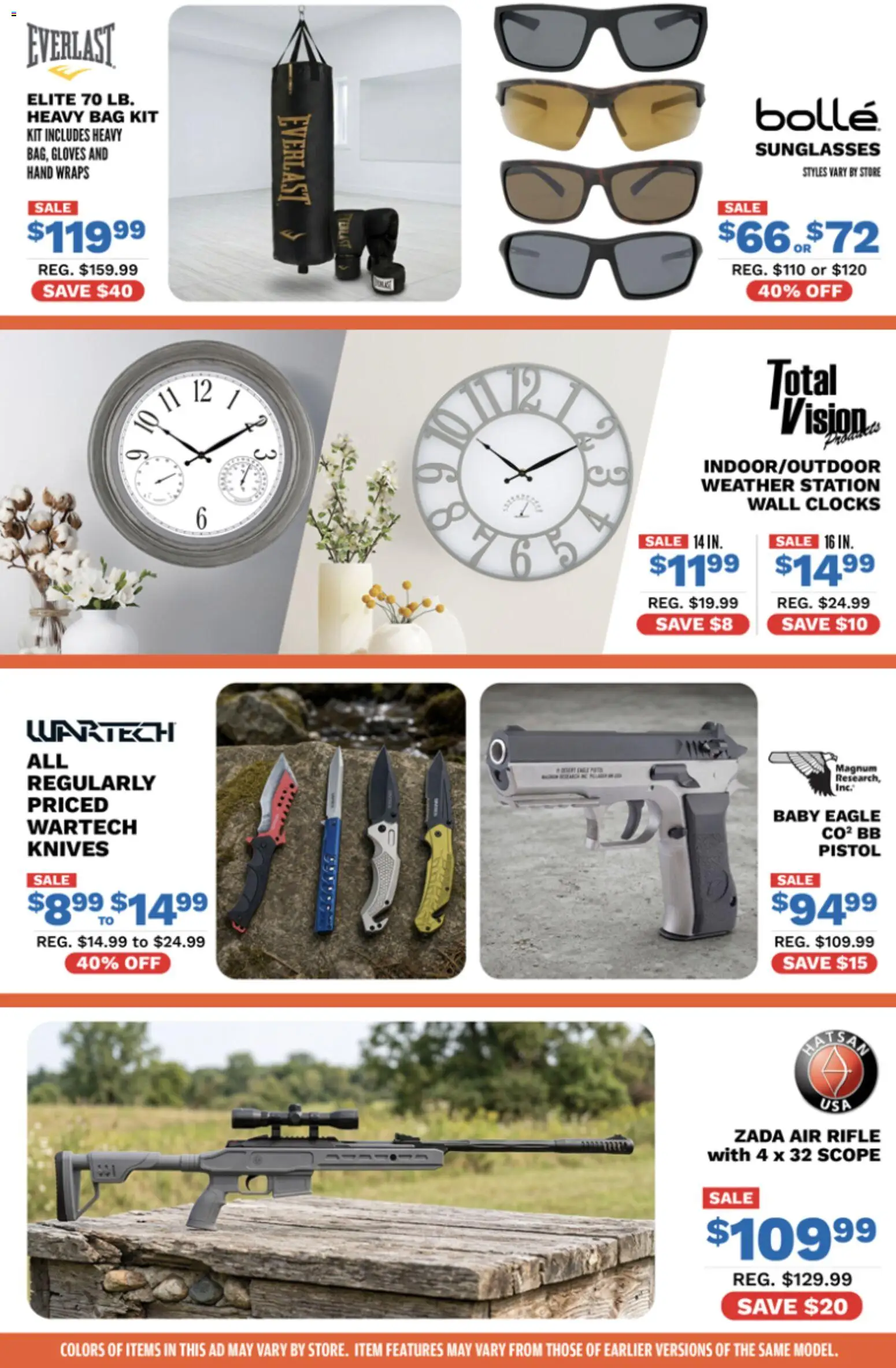 Big 5 Sporting Goods Weekly Ad - valid from 08/07/2026 | Page: 9 | Products: Gloves, Bag, Knives, Magnum