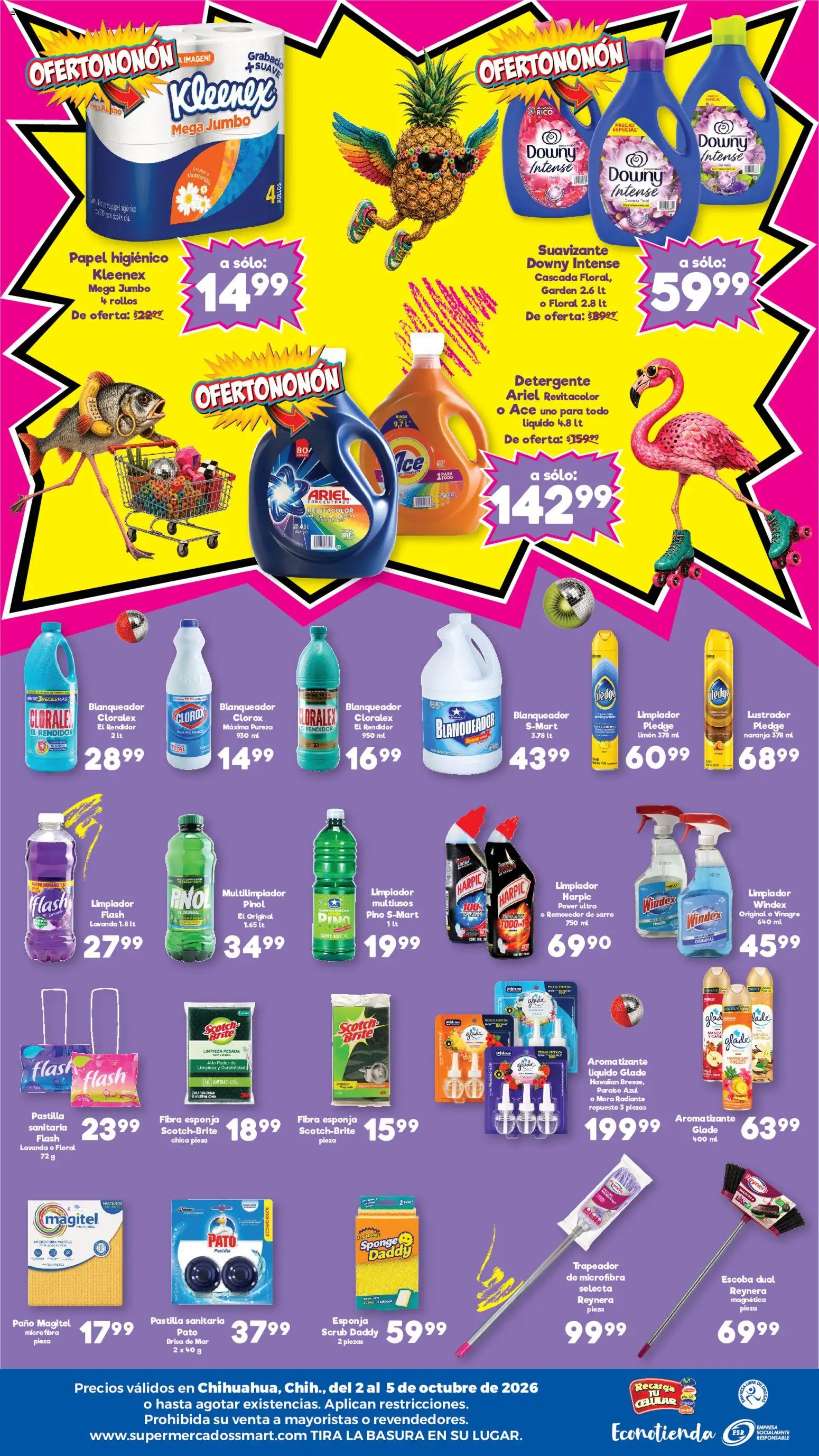 Nuevas ofertas de S-Mart válidas en toda la República Mexicana desde el 02/10/2026. ¡Encuentra las mejores ofertas en S-Mart folleto! | Página: 2