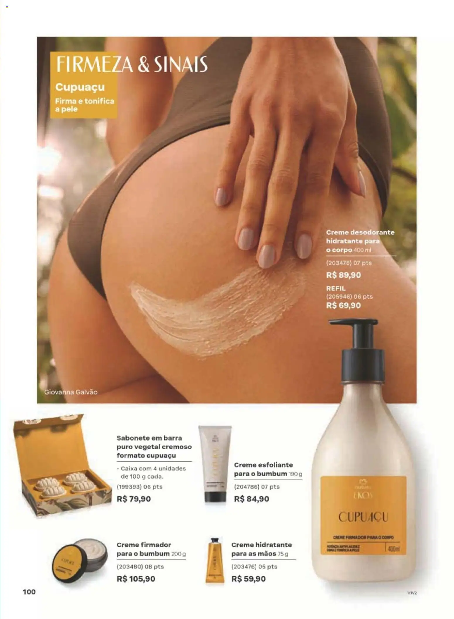 Natura Folheto - válido de 10/08/2026 | Página: 103 | Produtos: Desodorante, Caixa, Creme hidratante, Creme