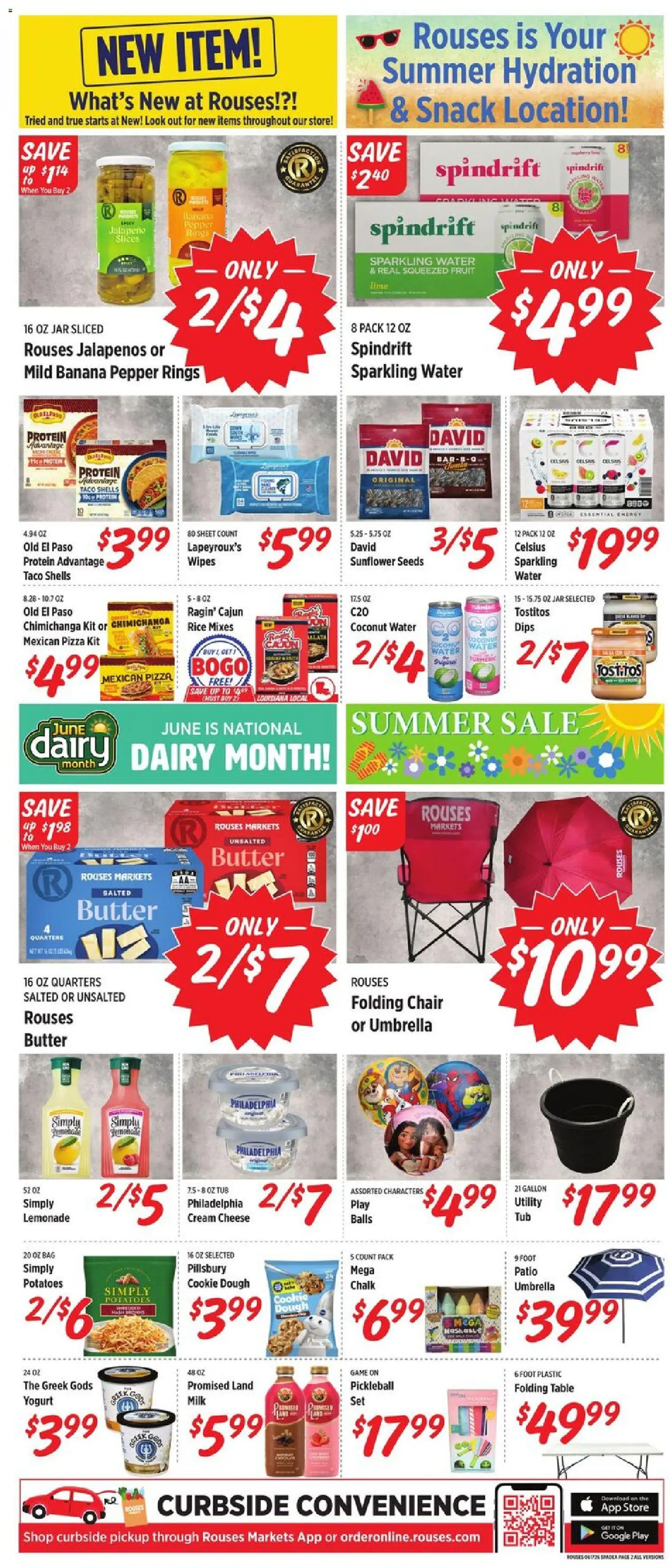 Rouses Weekly Ad - AL - valid from 17.06.2026 | Page: 7 | Products: Cheese, Potatoes, Pepper, Bag
