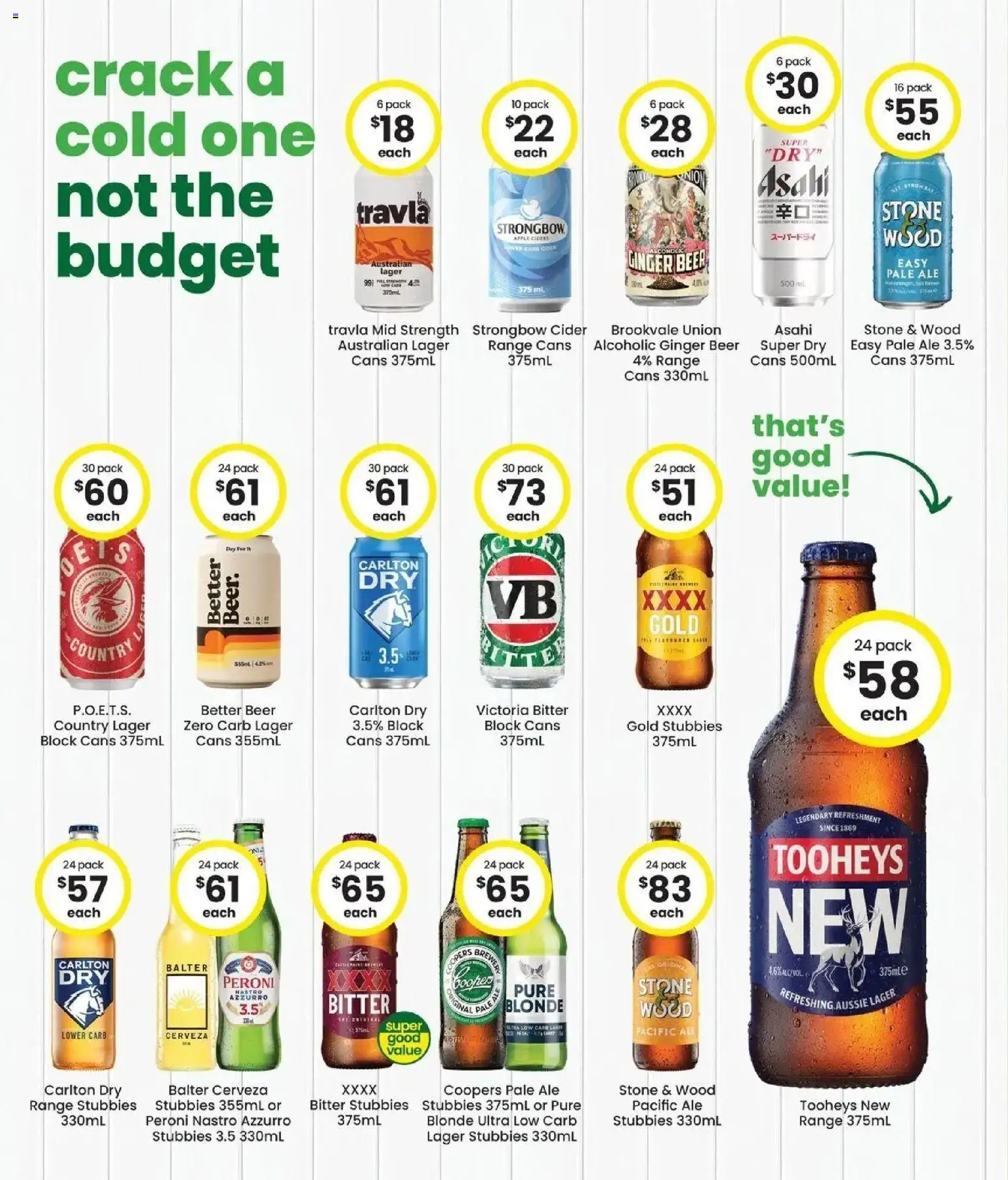 The Bottle-O catalogue - valid from 06/07/2026 | Page: 4 | Products: Ginger, Beer, Wood