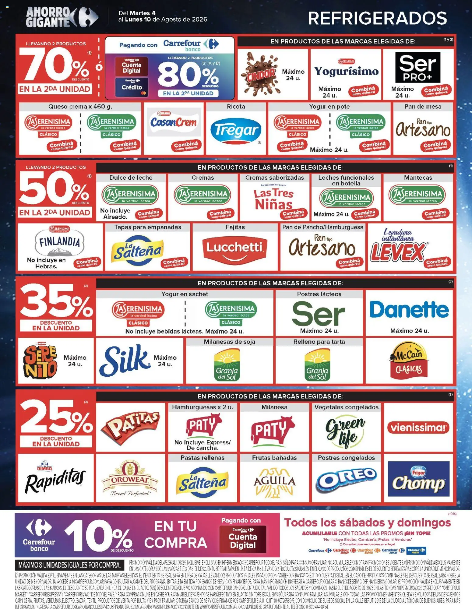 Carrefour ofertas │ válido desde el 04/08/2026 | Página: 8