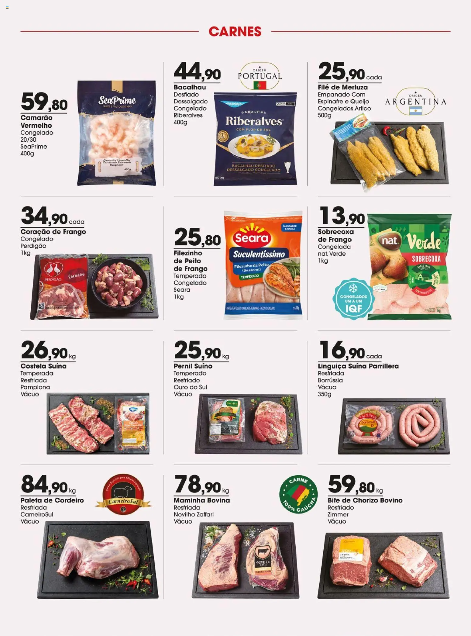 Zaffari Folheto - válido de 28/07/2026 | Página: 14 | Produtos: Espinafre, Maminha, Pernil, Carne