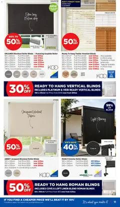 Preview of Spotlight catalogue - valid from 24/06/2026 | Page: 11 | Products: Blinds, Linen, Light, Cleaner
