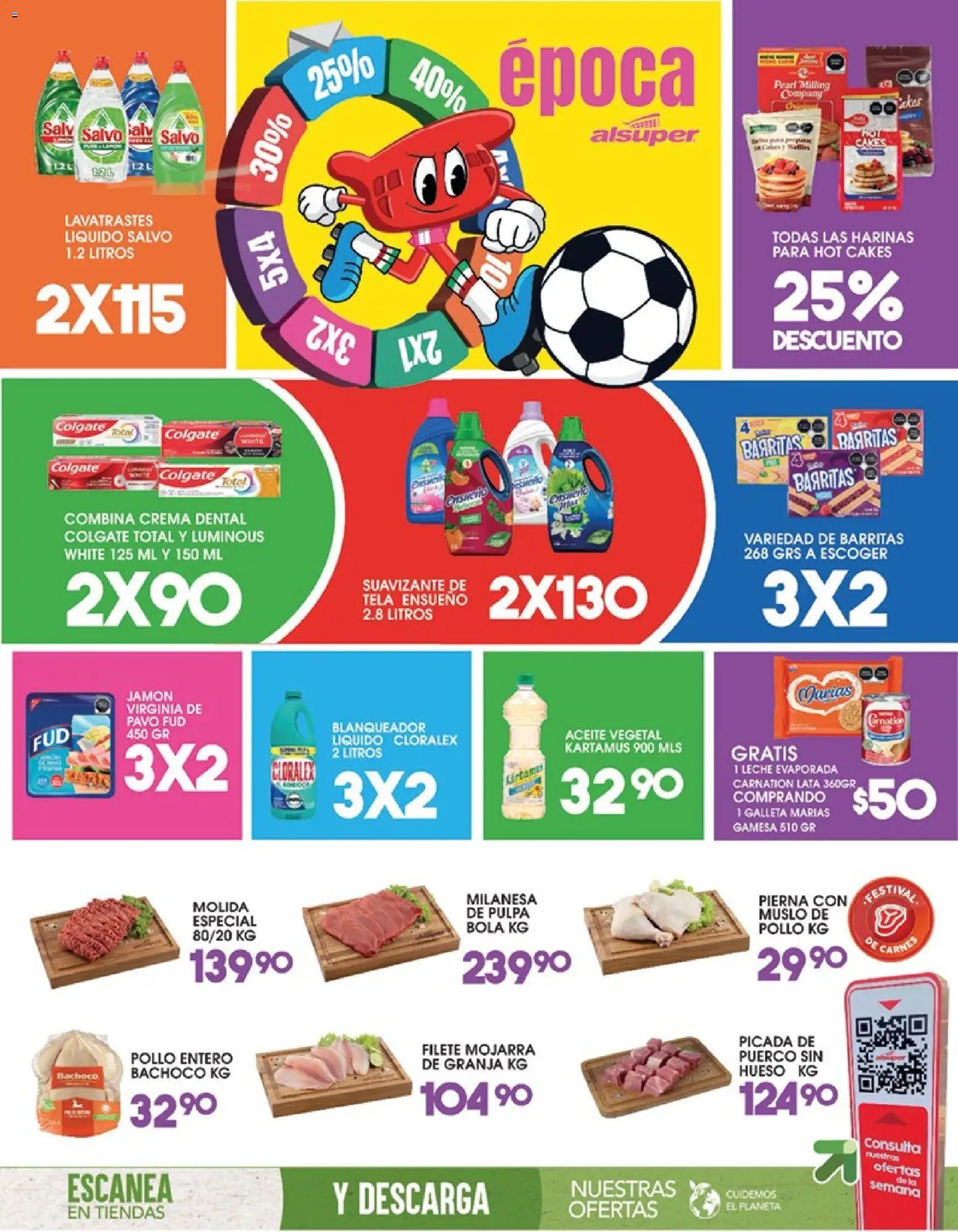 Nuevas ofertas de Alsuper válidas en toda la República Mexicana desde el 02.06.2026. ¡Encuentra las mejores ofertas en Alsuper folleto Torreon! | Página: 8
