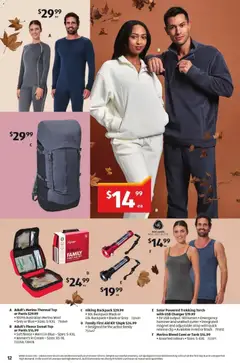 Preview of Aldi Special Buys - valid from 07/07/2026 | Page: 12 | Products: Cream, Pants, Backpack, Torch