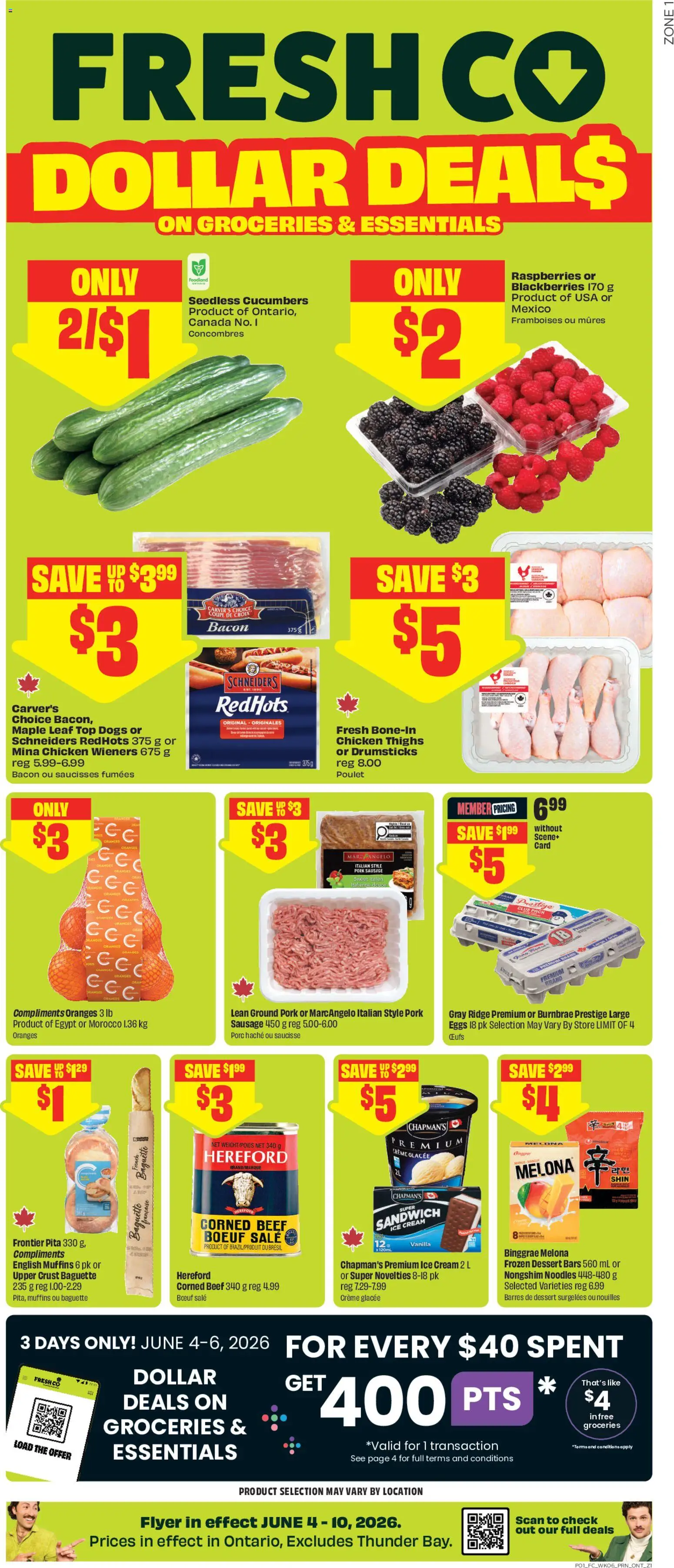 FreshCo flyer valid from 04.06.2026 | Page: 1
