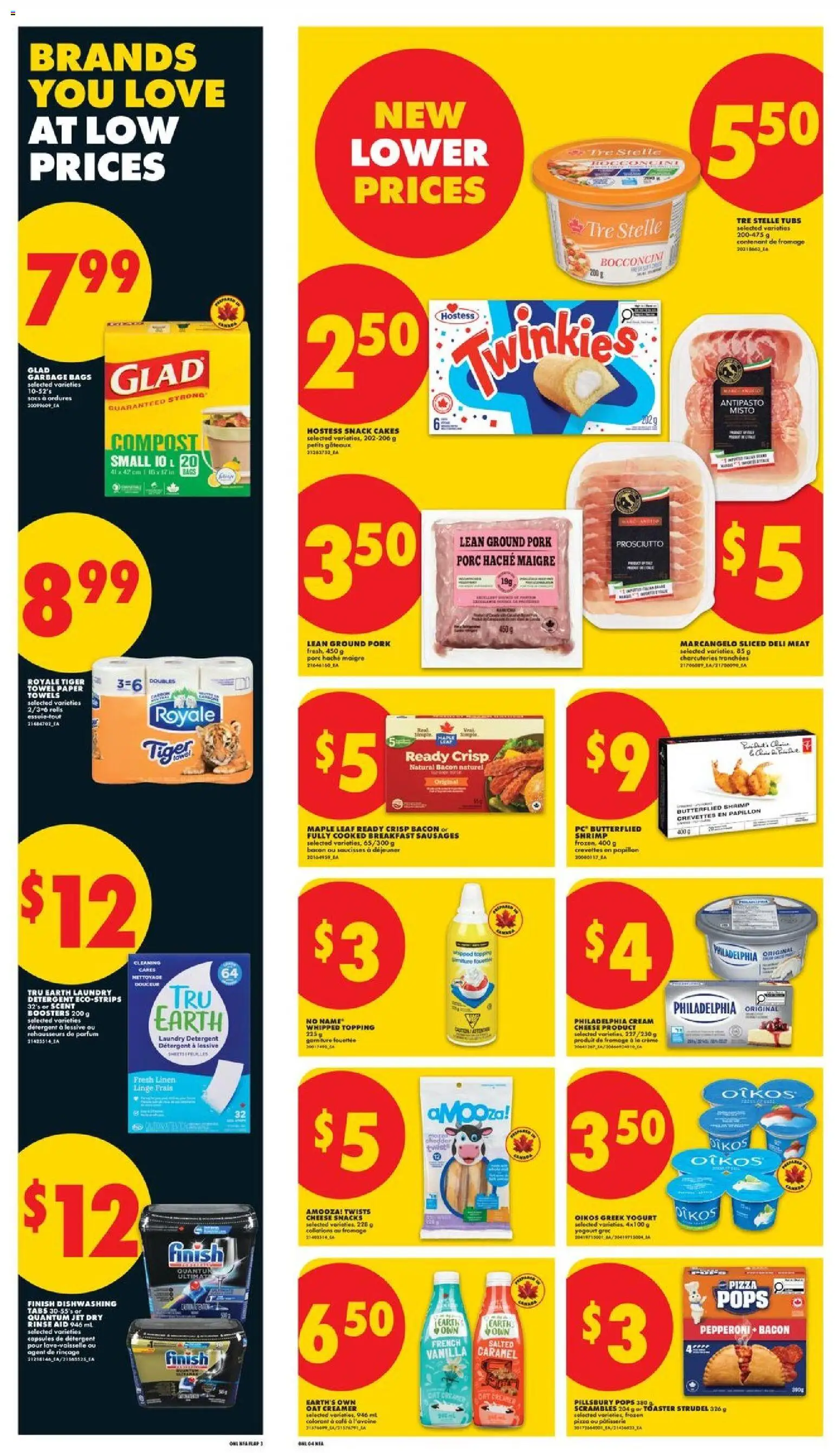 No Frills flyer valid from 16.04.2026 | Page: 12 | Products: Cream, Toaster, Yogurt, Pork