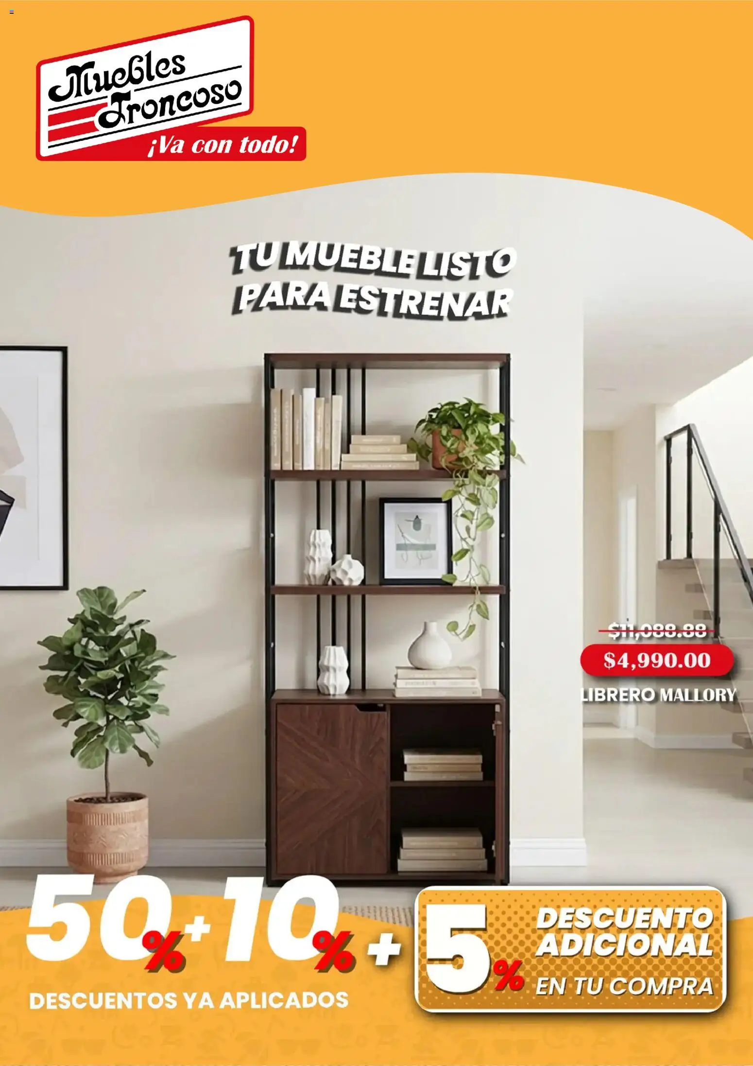 Nuevas ofertas de Muebles Troncoso válidas en toda la República Mexicana desde el 09/07/2026. ¡Encuentra las mejores ofertas en Muebles Troncoso catálogo! | Página: 4