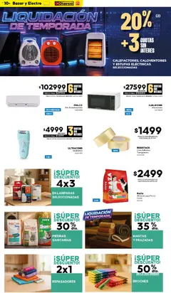 Vista previa Diarco - Ofertas Diarco Barrio válido desde el 24/08/2026 | Página: 10 | Productos: Cinta, Microondas, Lámparas, Depiladora