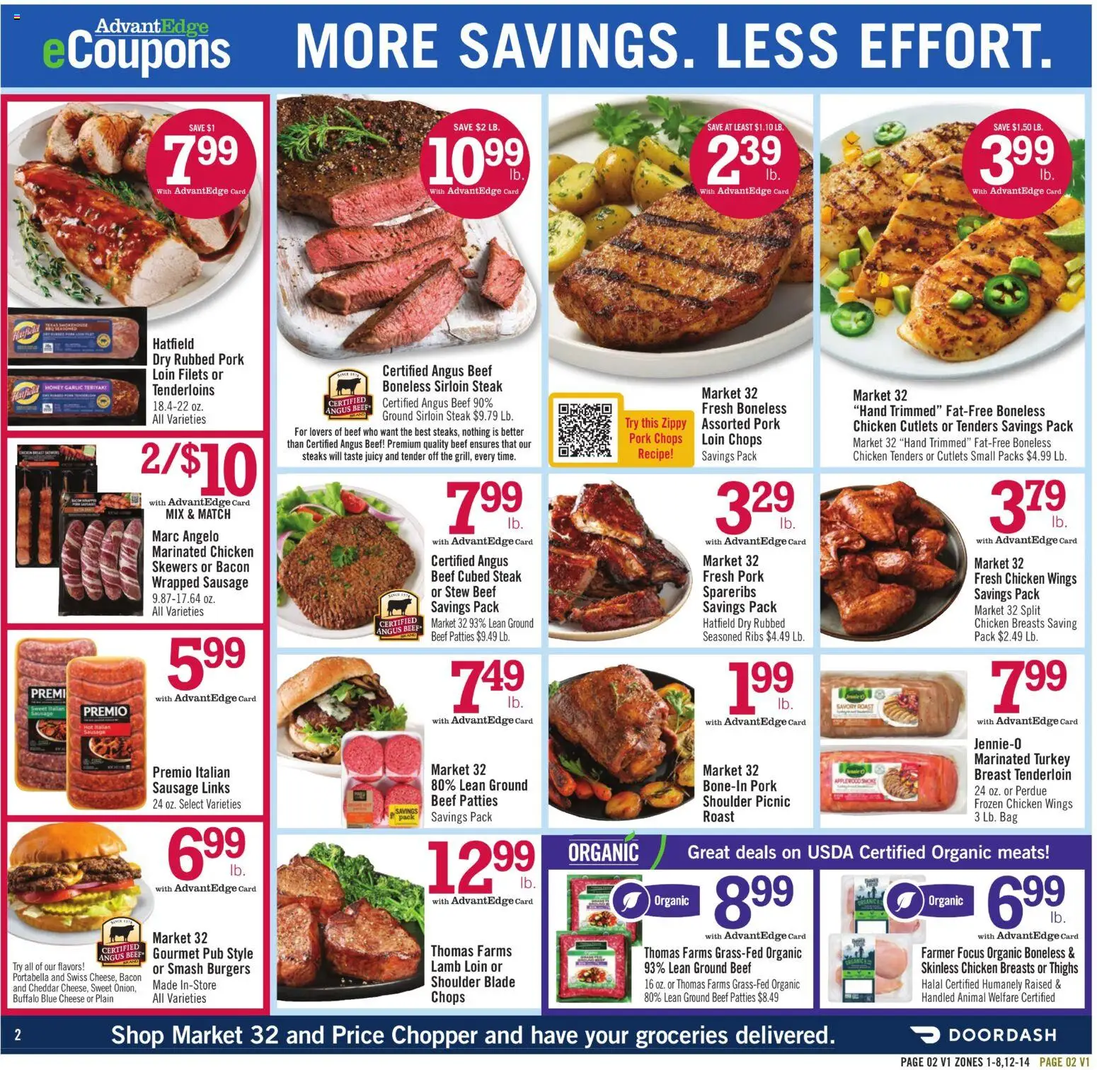 Price Chopper Weekly Ad - valid from 08/16/2026 | Page: 2 | Products: Honey, Cheese, Pork, Steak