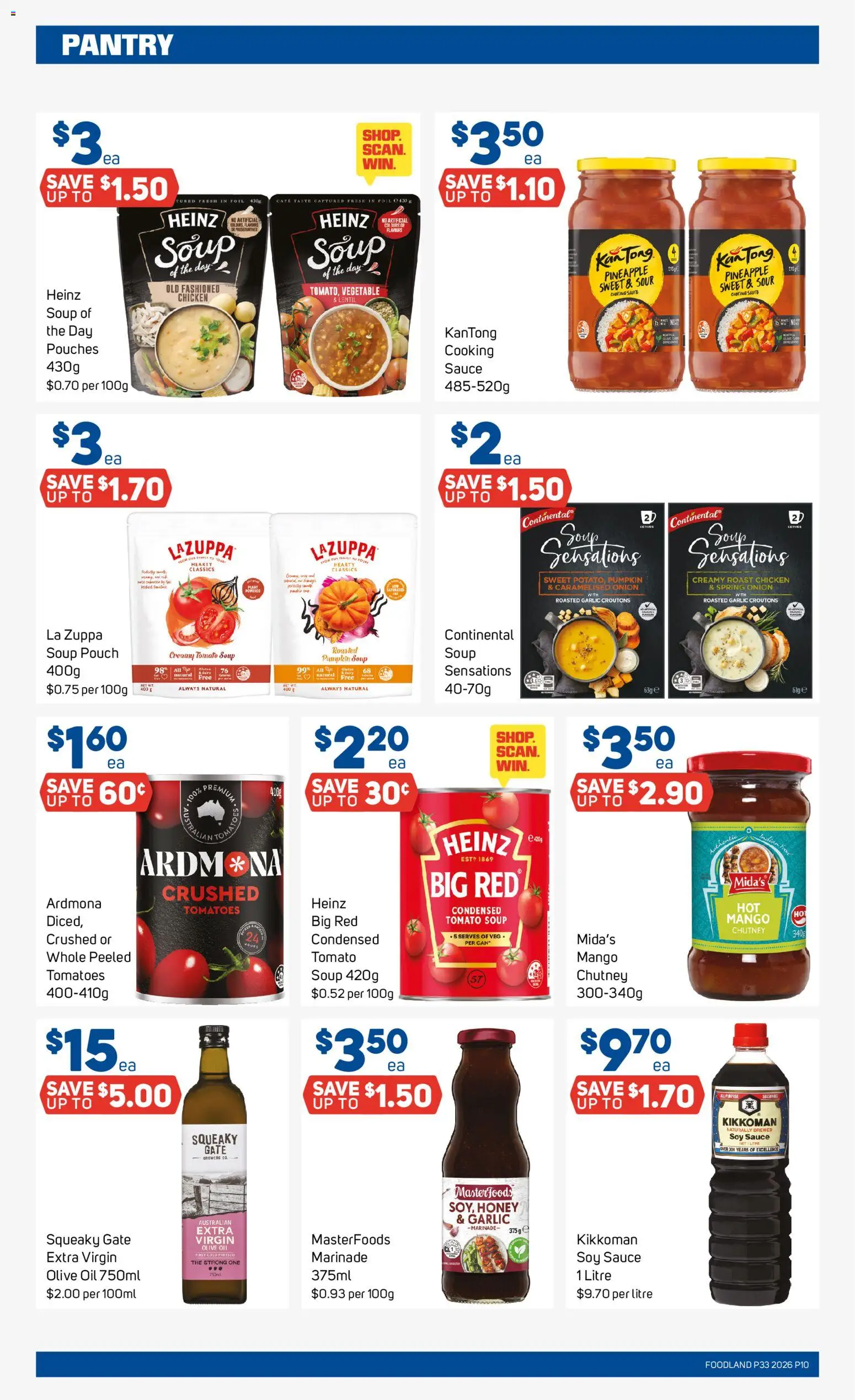 Foodland catalogue - valid from 12/08/2026 | Page: 10 | Products: Chicken, Pumpkin, Extra virgin olive oil, Roast