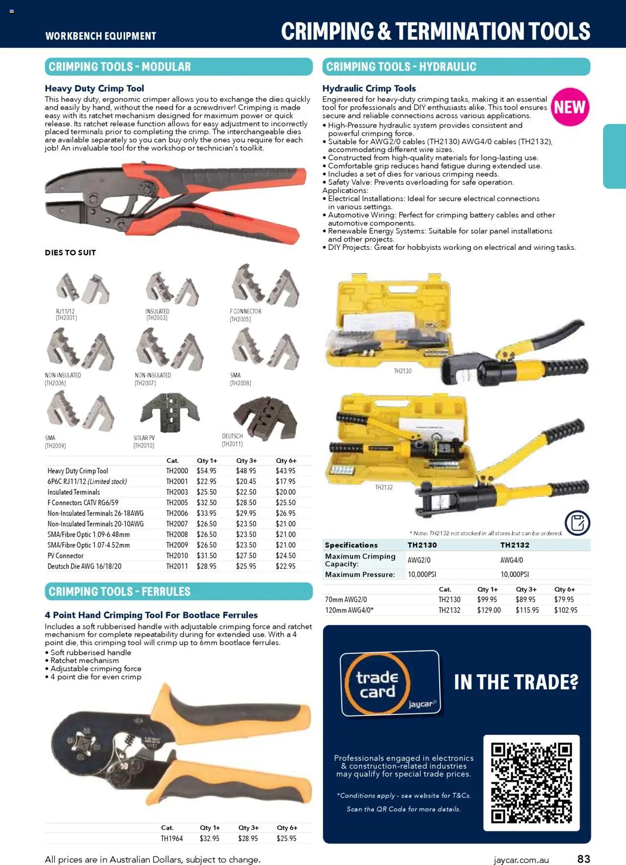 Jaycar catalogue - valid from 09/07/2025 | Page: 83 | Products: Ergonomic, Connector, Safe, Tools
