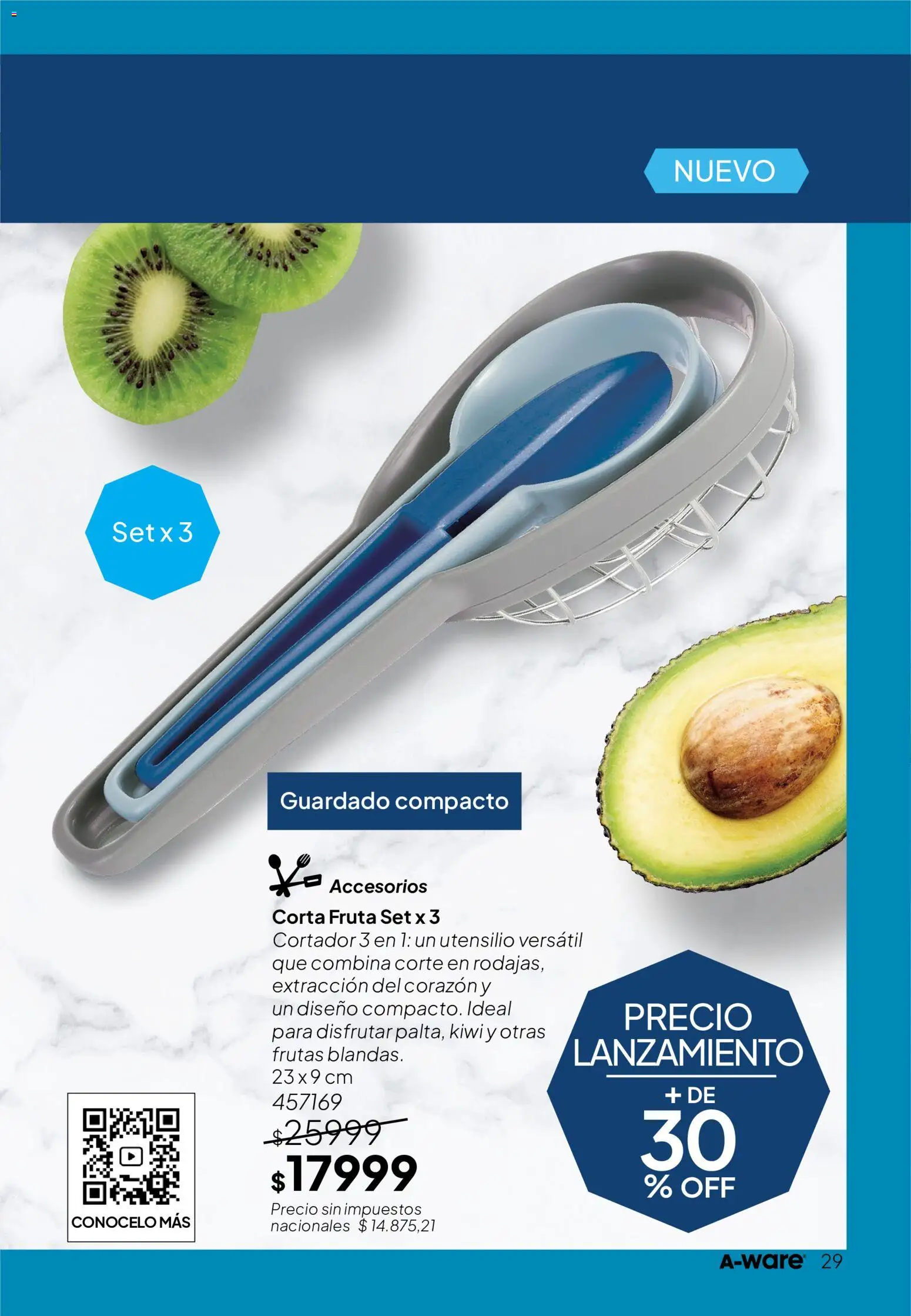 Tupperware Folleto │ válido desde el 01/09/2026 | Página: 30 | Productos: Cortador, Fruta, Kiwi