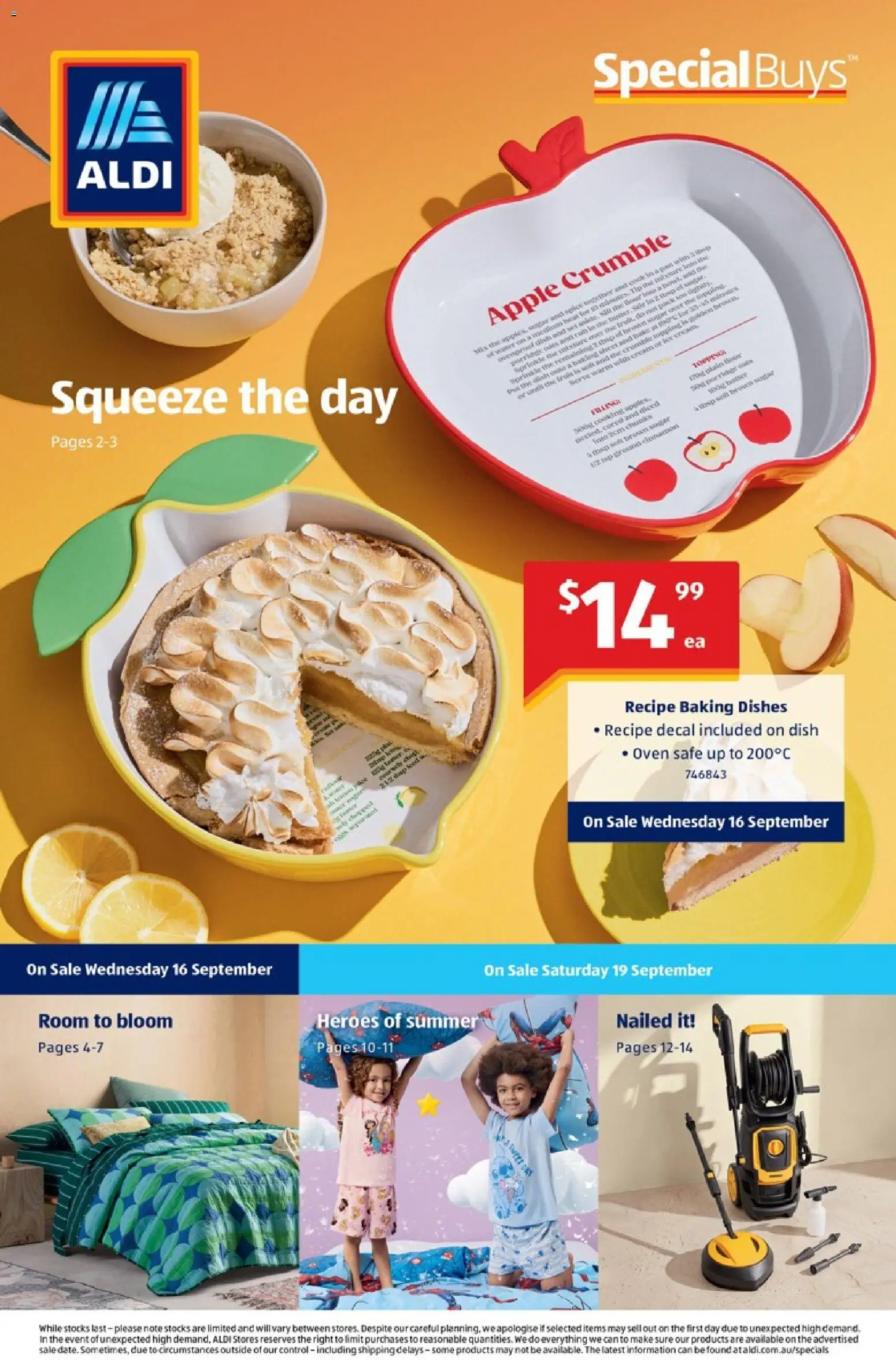 Aldi catalogue - valid from 08/09/2026 | Page: 1 | Products: Mouse, Oven, Safe, Dishes