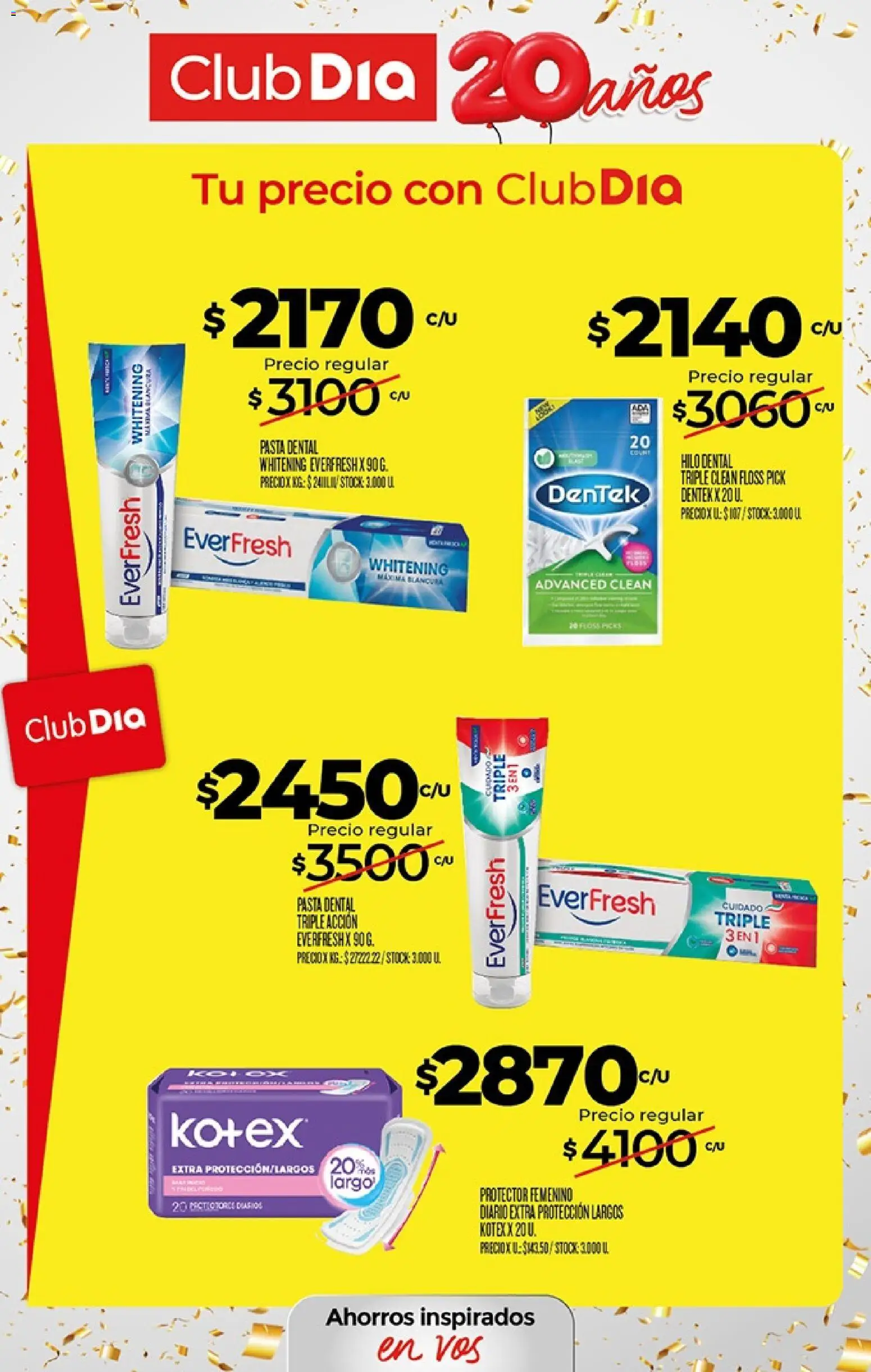 Supermercado DIA Ofertas │ válido desde el 23/09/2026 | Página: 34 | Productos: Pasta dental, Pasta, Hilo dental