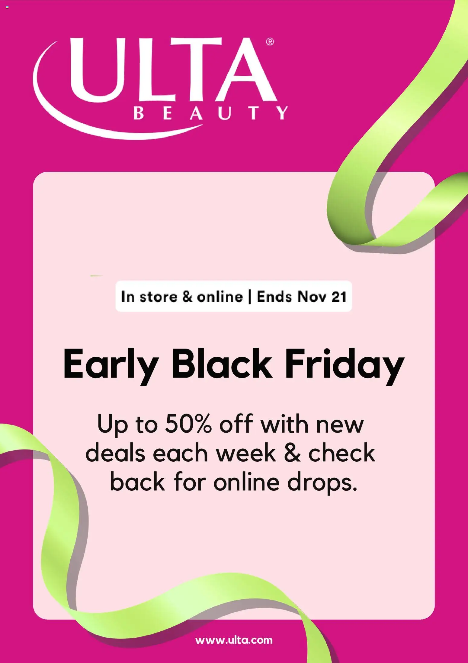 Ulta Beauty Early Black Friday - valid from 10/26/2026 | Page: 1
