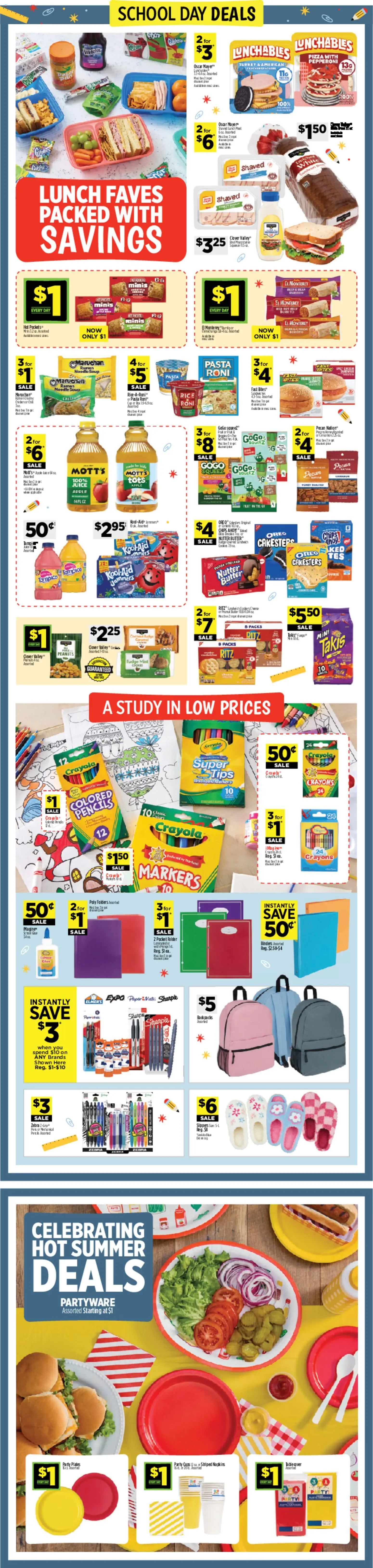 Dollar General Weekly Ad - TX - valid from 08/23/2026 | Page: 7 | Products: Rice, Chips, Peanuts, Moët