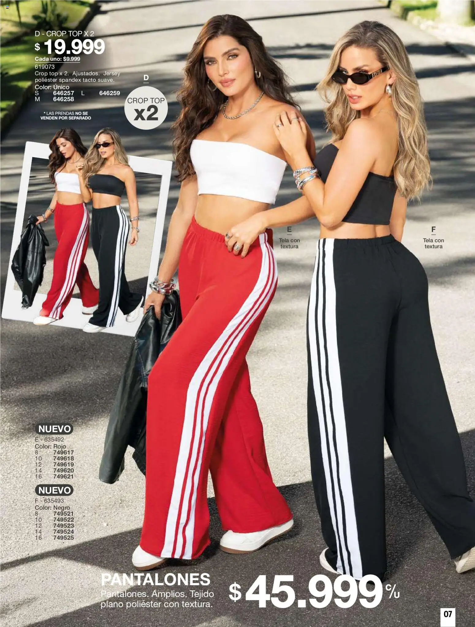 Carmel revista - valida desde el 11/08/2026 | Página: 7 | Productos: Top, Pantalones