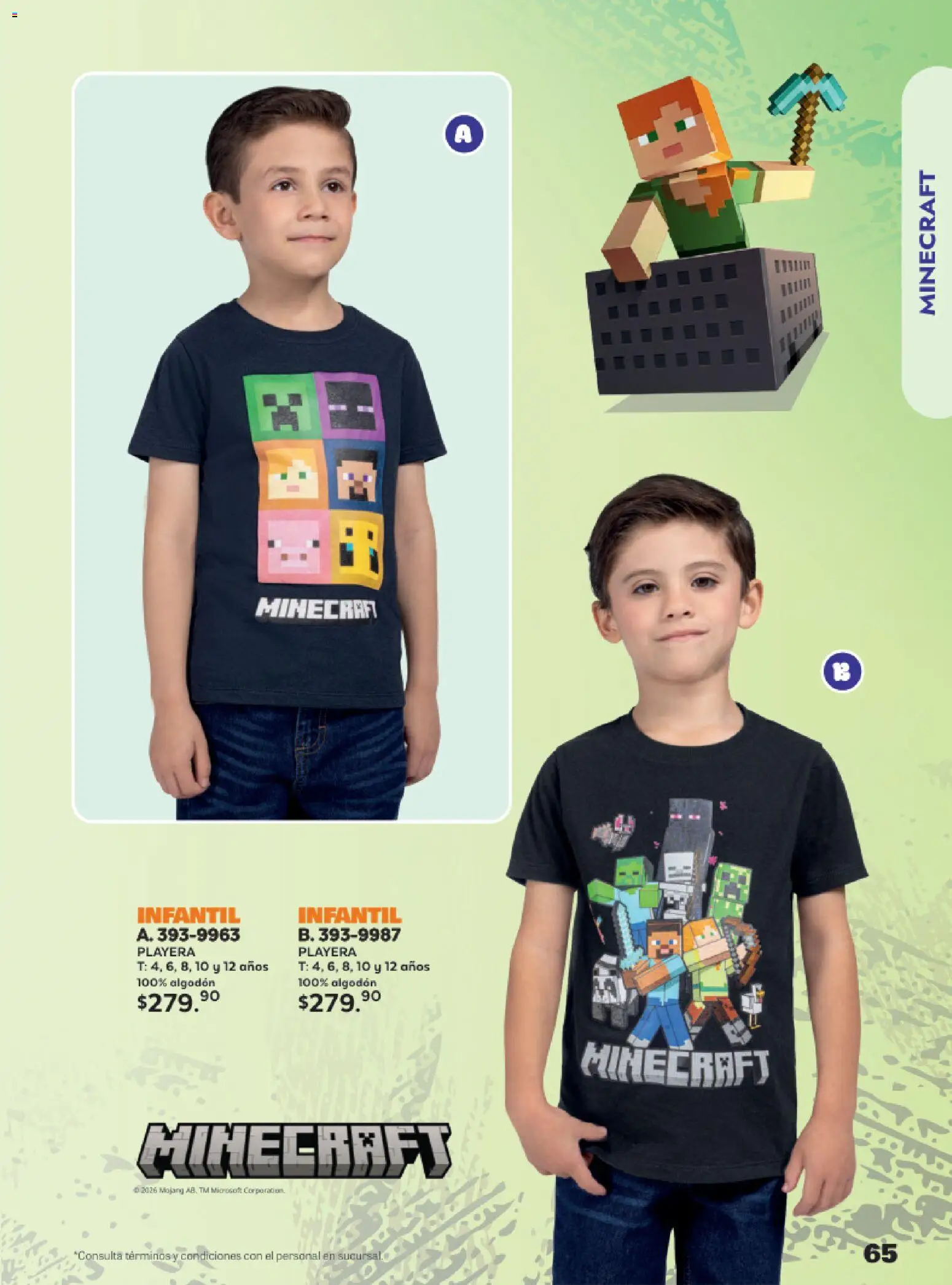 Nuevas ofertas de Andrea válidas en toda la República Mexicana desde el 24.05.2026. ¡Encuentra las mejores ofertas en Andrea catálogo Lo más divertindo en ropa! | Página: 65 | Productos: Algodón, Playera