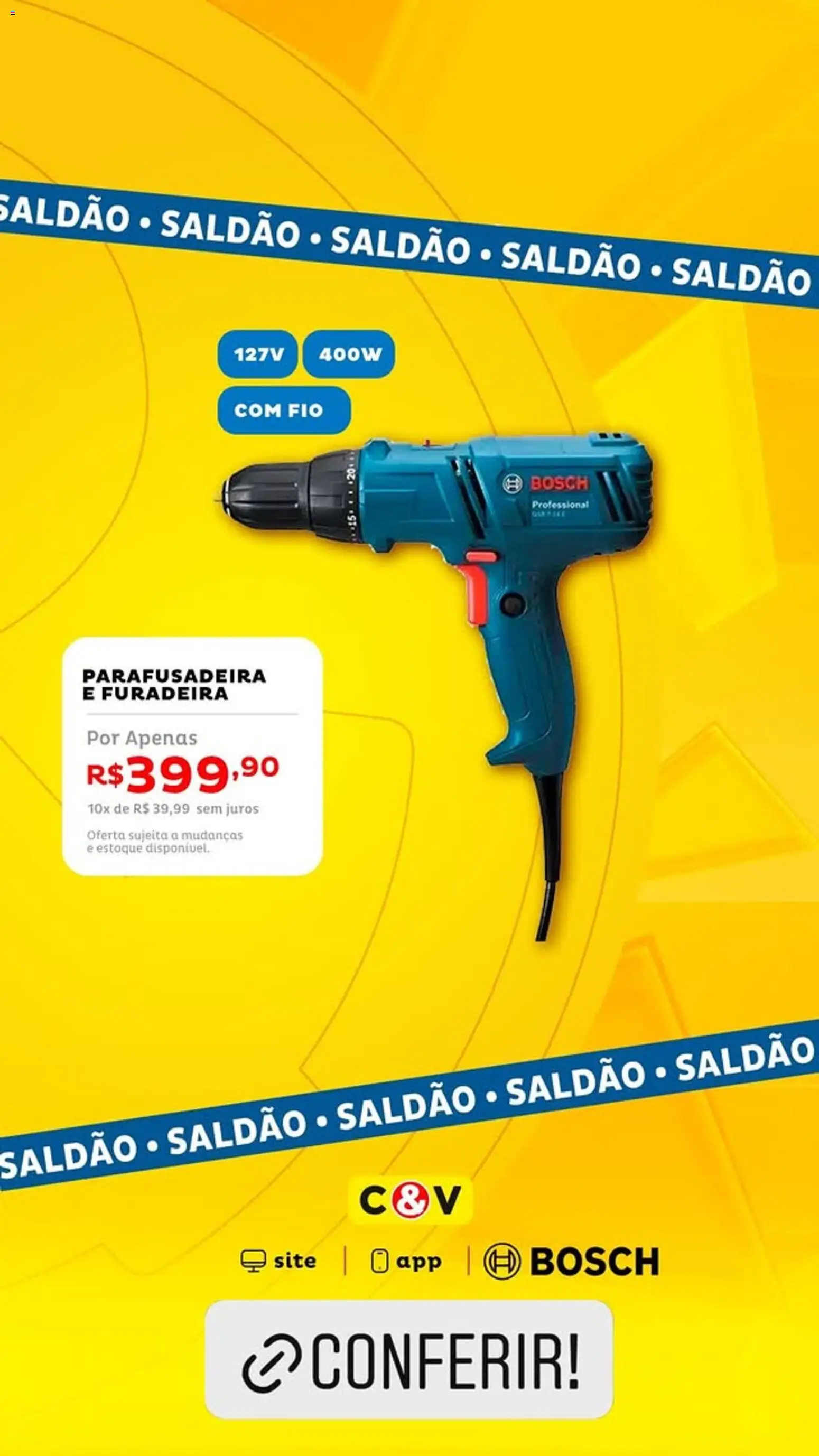 Casa e Video Folheto - válido de 11/08/2026 | Página: 5 | Produtos: Furadeira, Parafusadeira