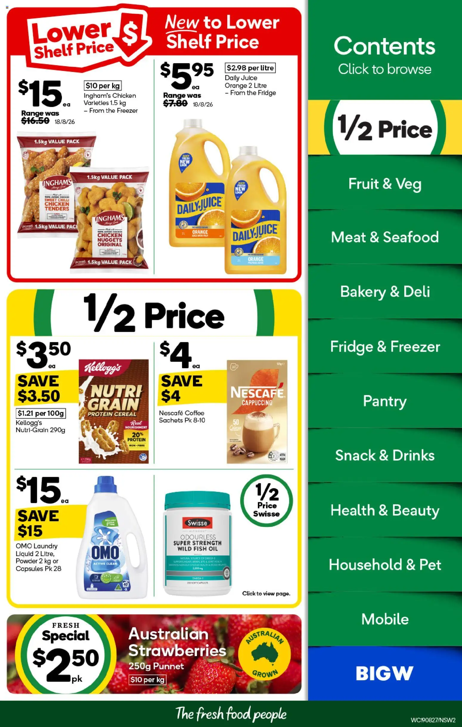 Woolworths catalogue - valid from 19/08/2026 | Page: 2 | Products: Drinks, Nescafe, Freezer, Bakery