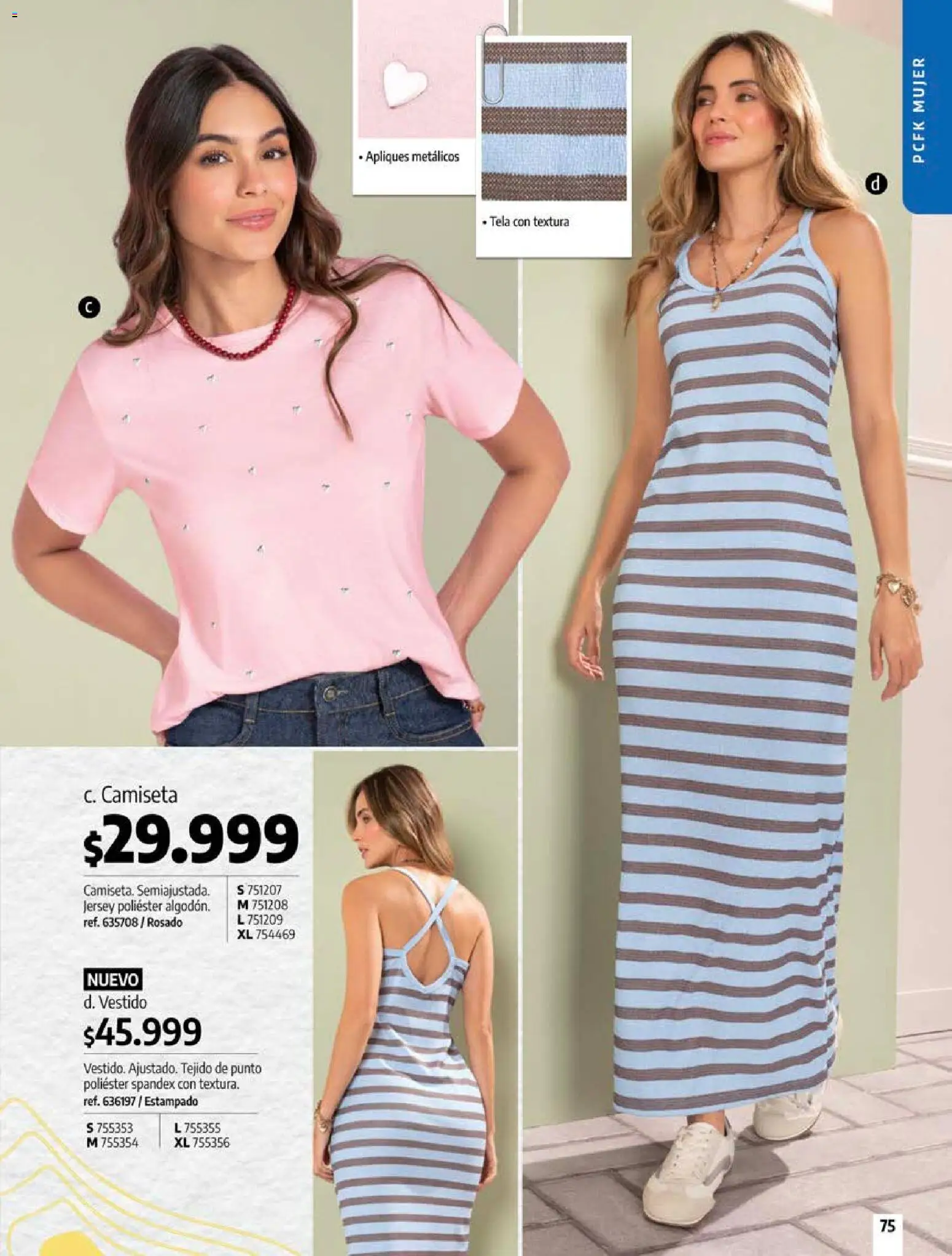 Pacifika revista - valida desde el 18/10/2026 | Página: 75 | Productos: Camiseta, Vestido