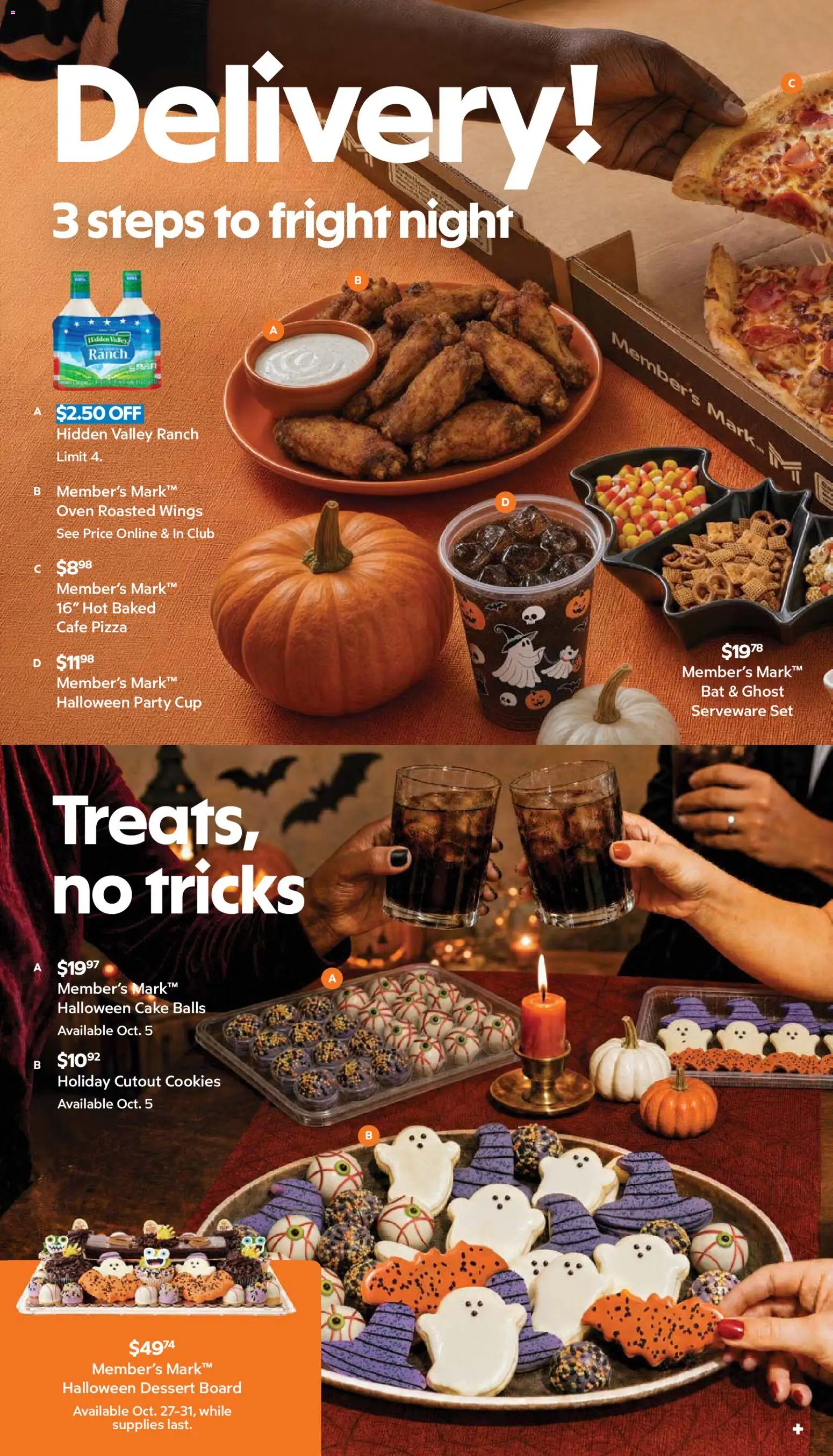 Sam's Club Weekly Ad - valid from 08/26/2026 | Page: 28 | Products: Pizza, Cookies, Dessert, Oven