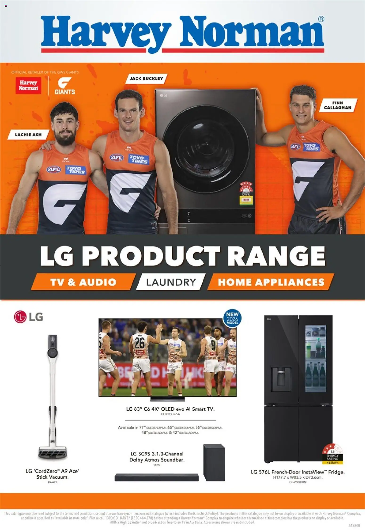 Harvey Norman catalogue - valid from 25/03/2026 | Page: 1 | Products: Accessories, Tv, Audio, Laundry