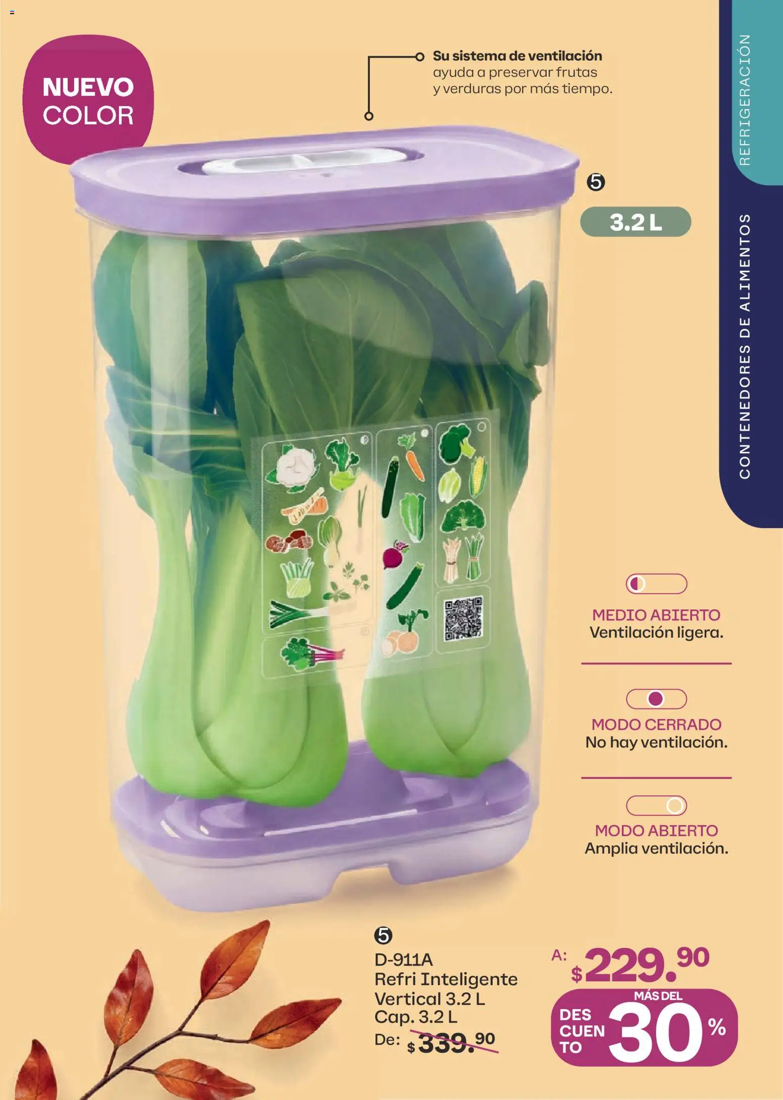 Nuevas ofertas de Tupperware válidas en toda la República Mexicana desde el 07/09/2026. ¡Encuentra las mejores ofertas en Tupperware catálogo! | Página: 75 | Productos: Alimentos, Verduras