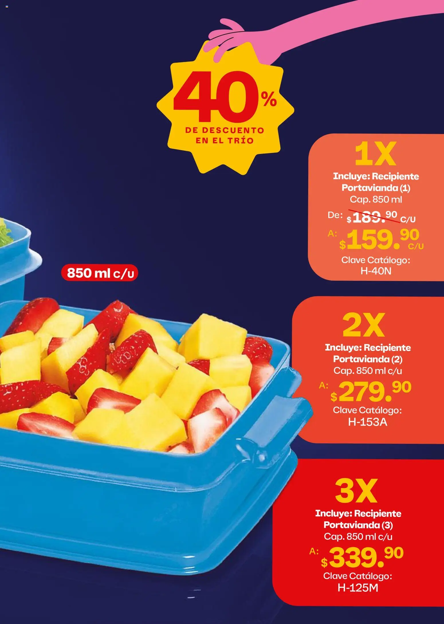 Nuevas ofertas de Tupperware válidas en toda la República Mexicana desde el 05/10/2026. ¡Encuentra las mejores ofertas en Tupperware catálogo! | Página: 25