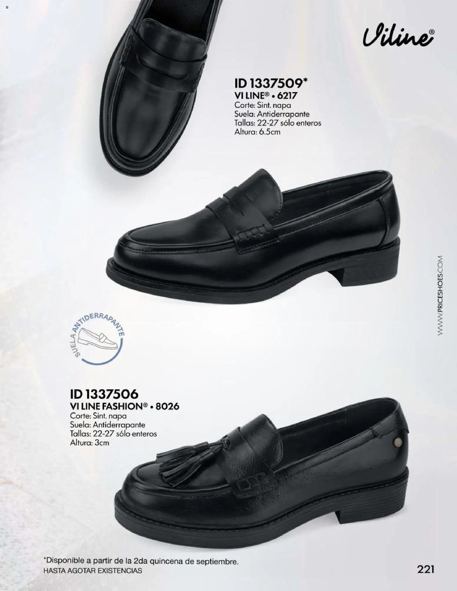 Nuevas ofertas de Price Shoes válidas en toda la República Mexicana desde el 28/08/2026. ¡Encuentra las mejores ofertas en Price Shoes catálogo Vestir Casual! | Página: 221