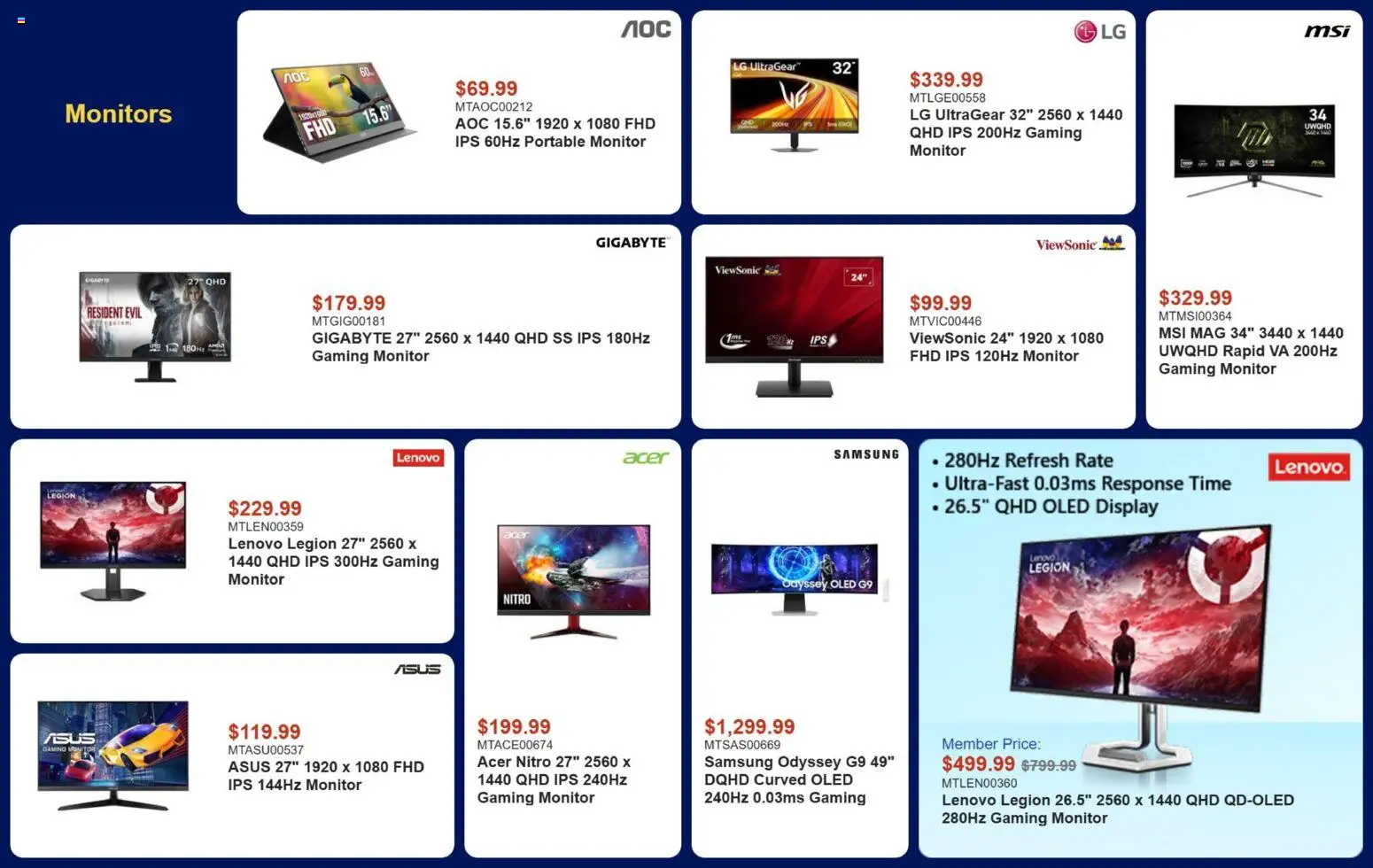 Canada Computers flyer valid from Sep 4, 2026 | Page: 4 | Products: Monitor