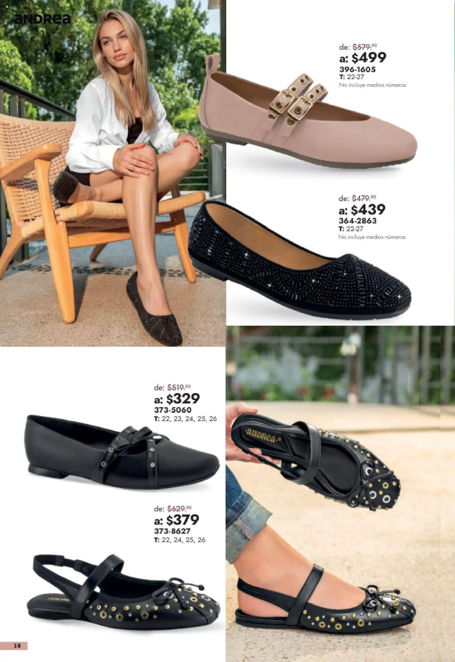 Nuevas ofertas de Andrea válidas en toda la República Mexicana desde el 26/07/2026. ¡Encuentra las mejores ofertas en Andrea catálogo Outlet! | Página: 38