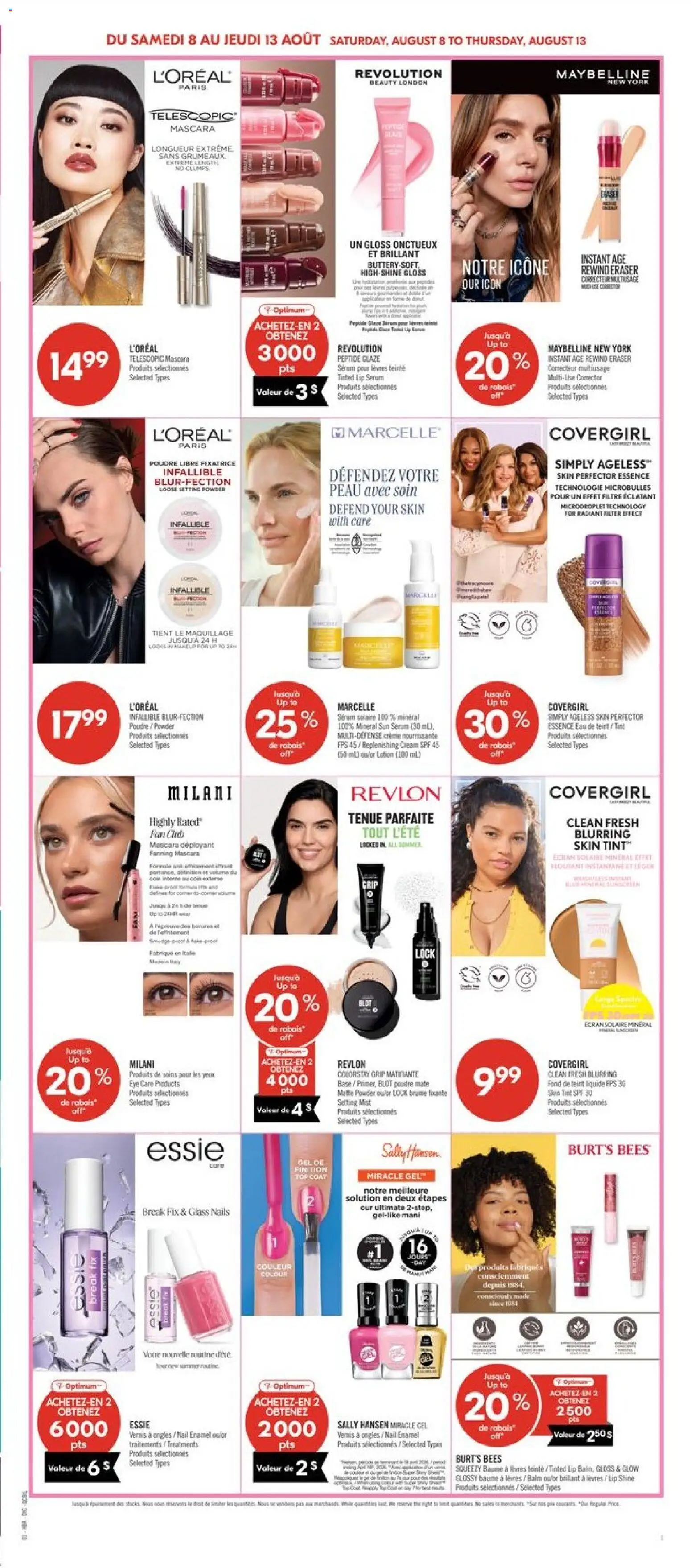 Pharmaprix flyer valid from Aug 7, 2026 | Page: 12