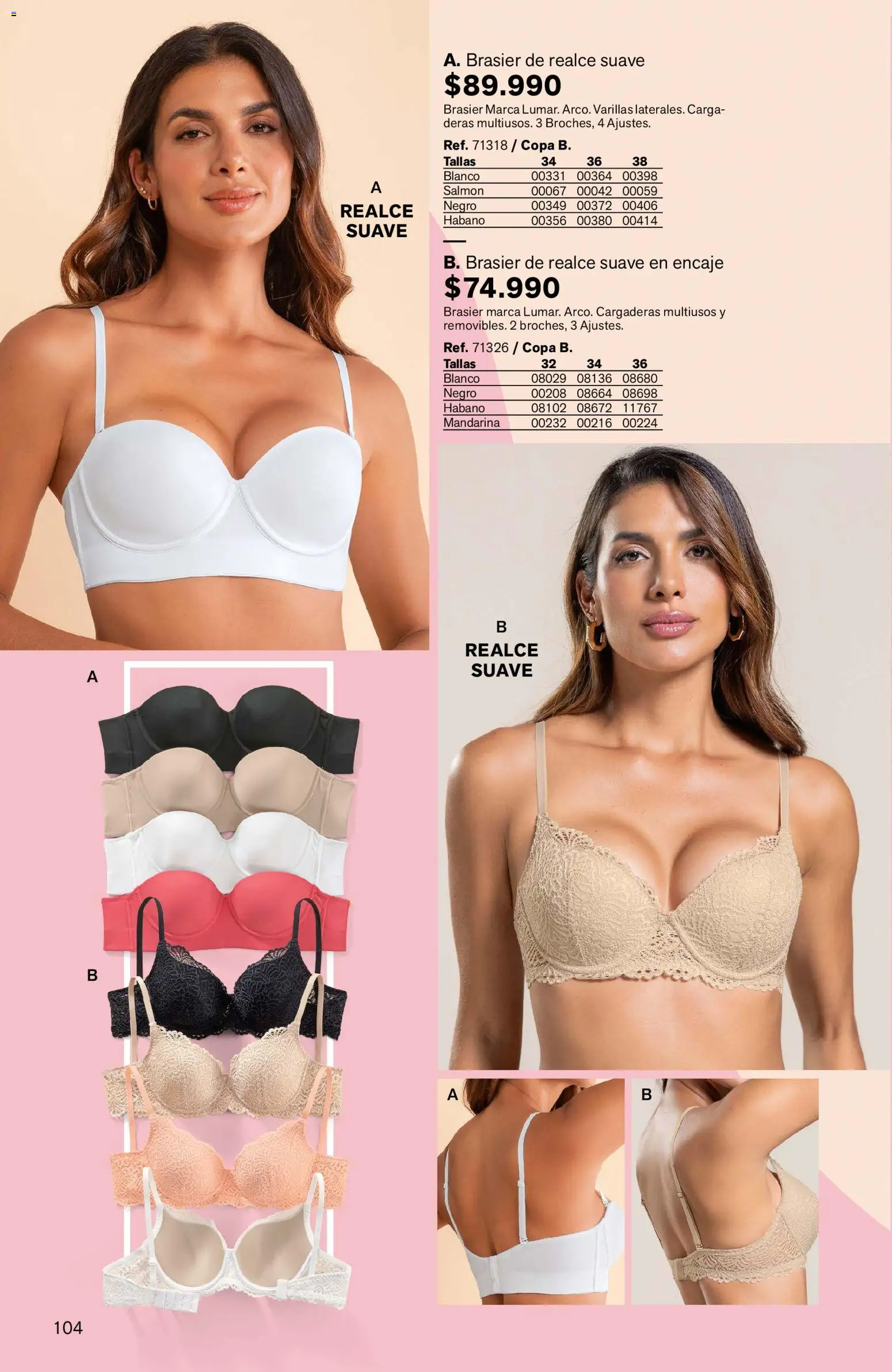 Leonisa revista - valida desde el 04.06.2026 | Página: 104 | Productos: Brasier